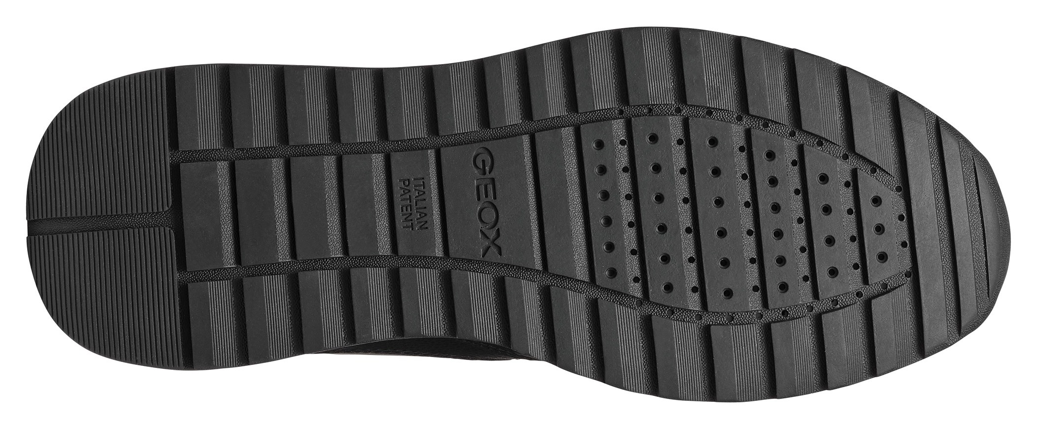 Geox Sneaker »U MOLVENO A«, Freizeitschuh, Halbschuh, Schnürschuh mit Plateausohle