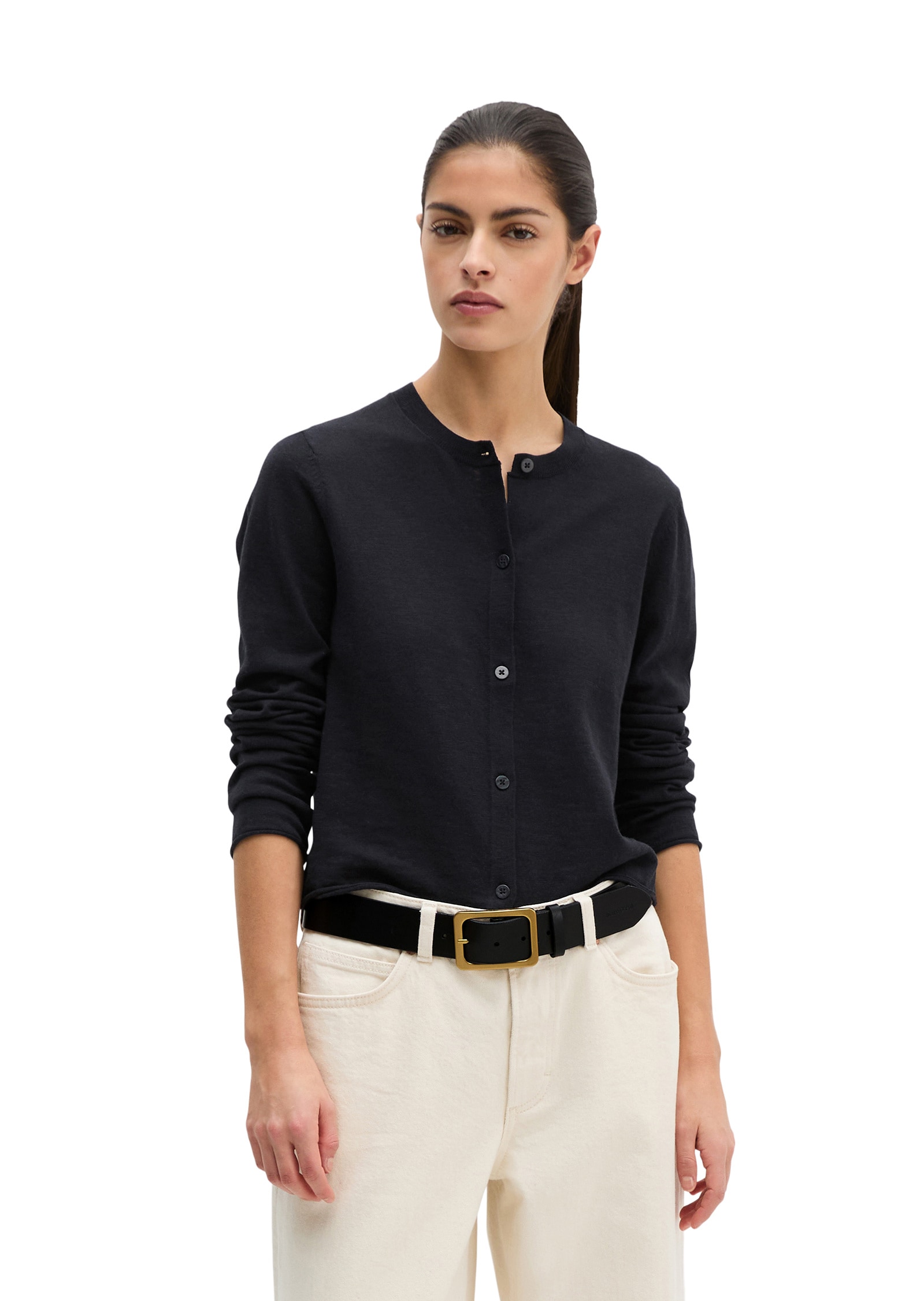 Marc OPolo Cardigan "aus Organic Cotton-Leinen-Mix" günstig online kaufen