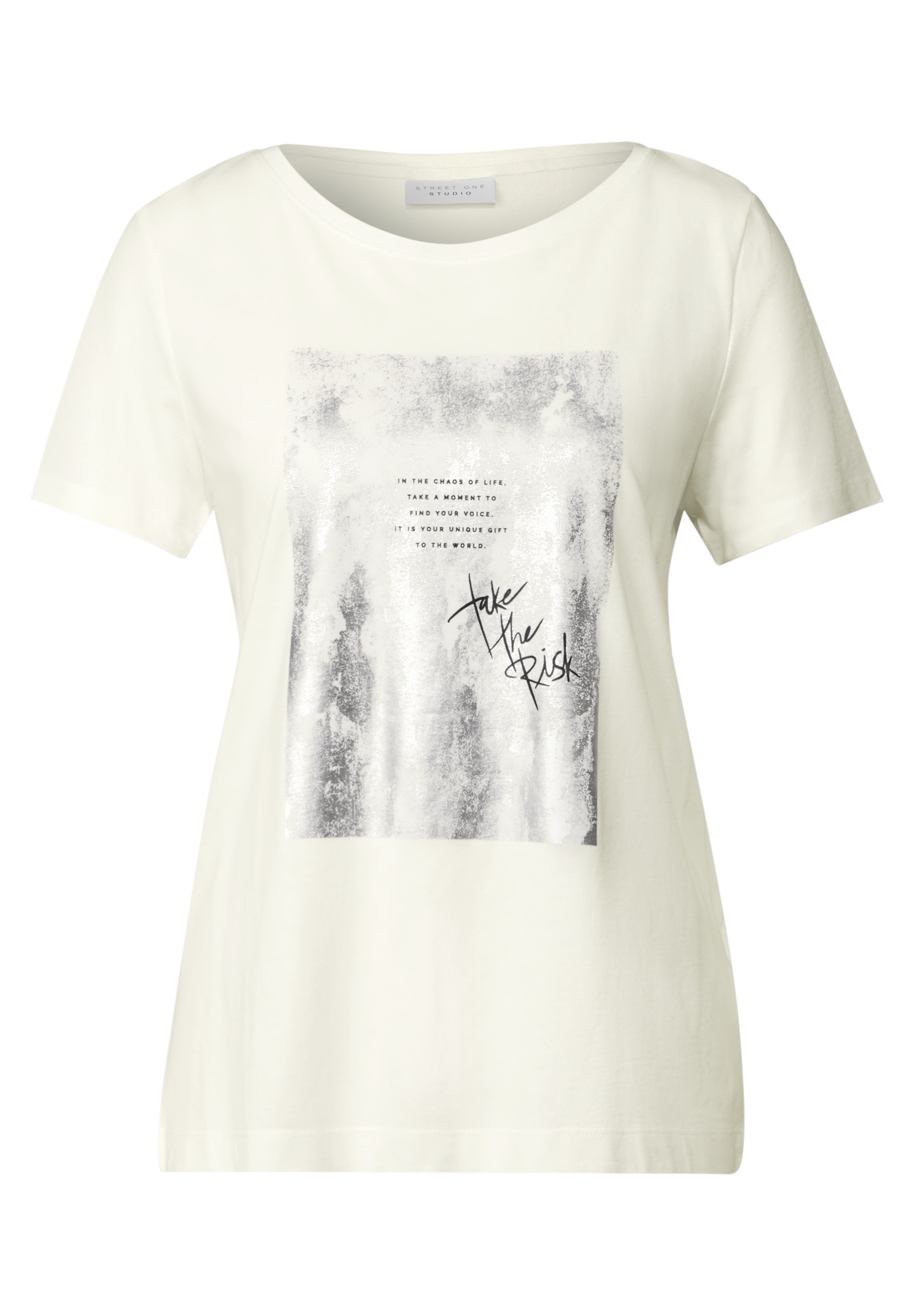 STREET ONE STUDIO T-Shirt, im soften Baumwoll-Mix