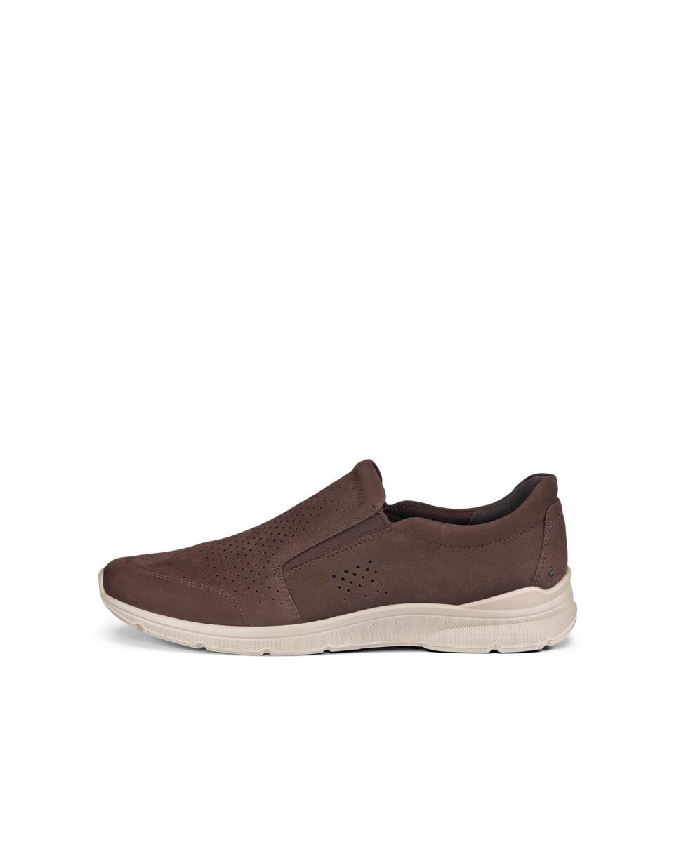 Ecco Slipper »IRVING«, Slip on Sneaker, Halbschuh, Freizeitslipper mit Stretcheinsätze