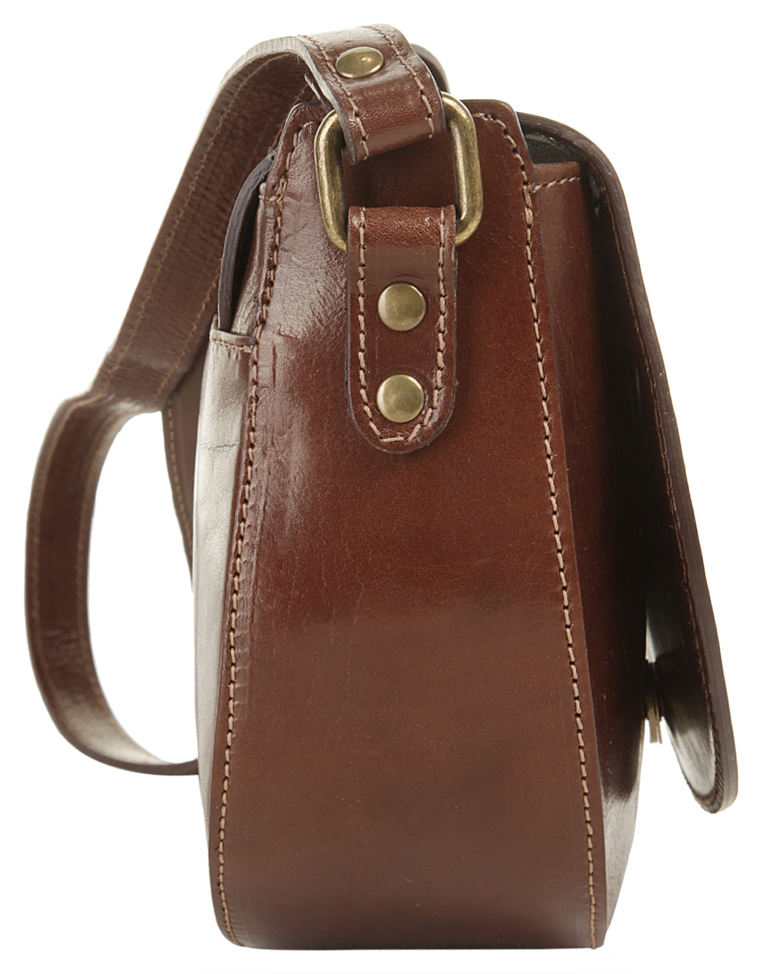 Piké Umhängetasche, echt Leder, Made in Italy