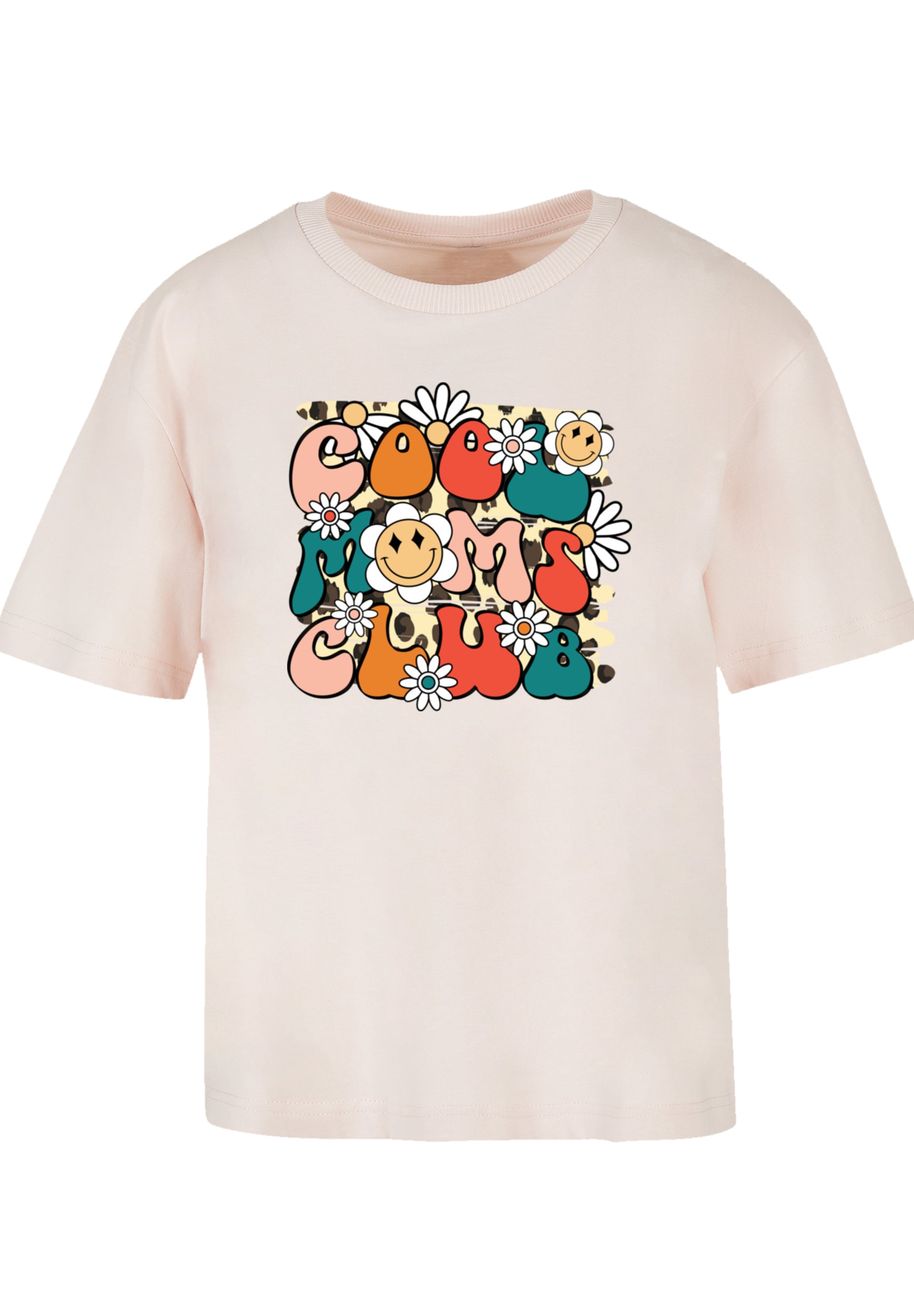 F4NT4STIC T-Shirt »Muttertag Cool Moms Club Retro Blumen«, Premium Qualität