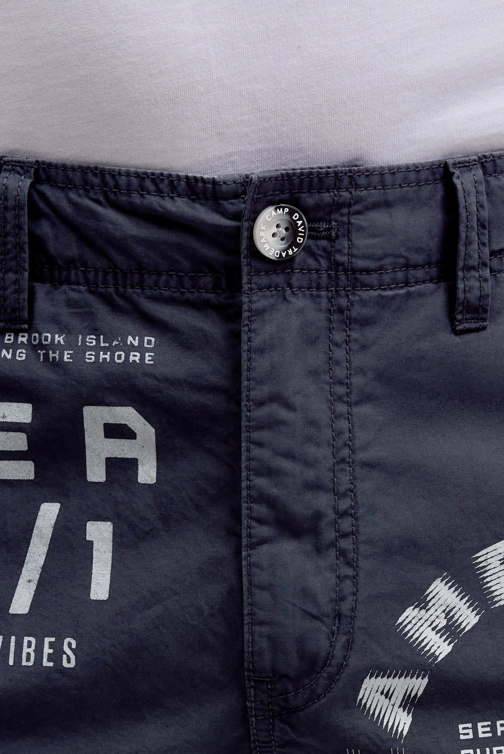 CAMP DAVID Shorts  aus Baumwolle