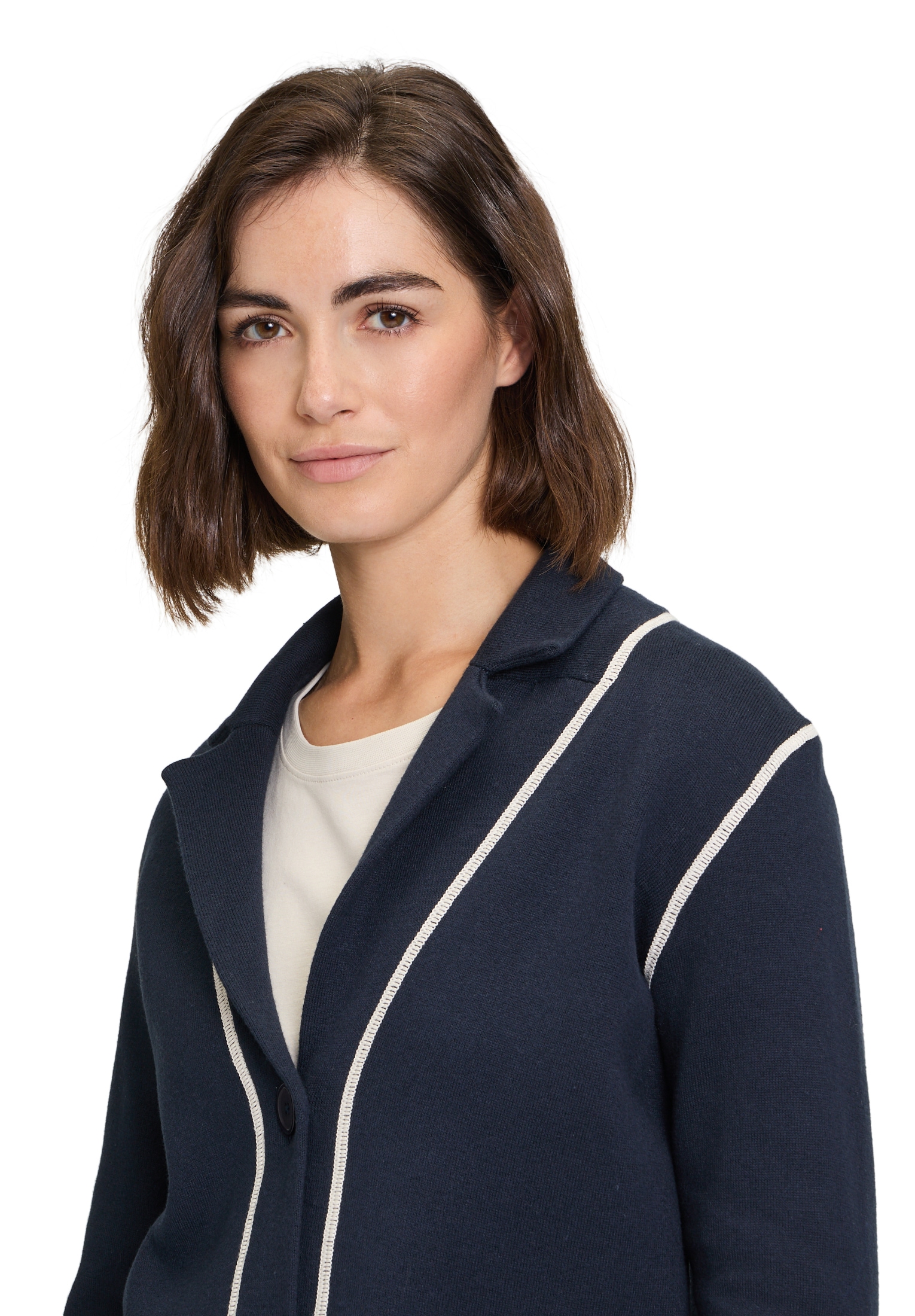 Betty Barclay Strickjacke »Betty Barclay Damen Strick-Cardigan langarm«, Kragen