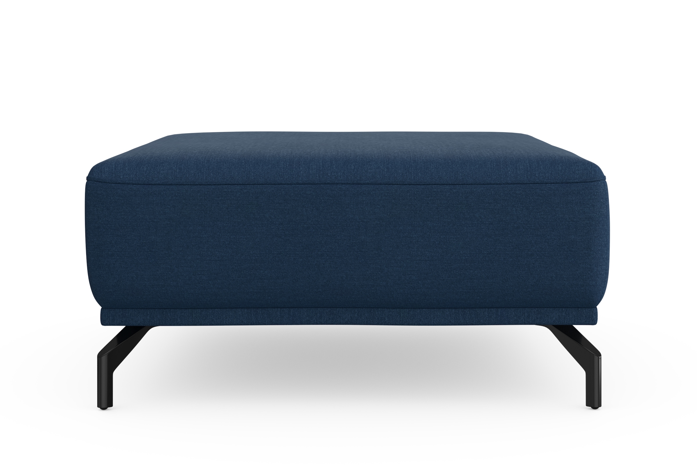 sit&more Hocker »Bailando«, mit Federkern und schwarzen, matten Metallfüßen