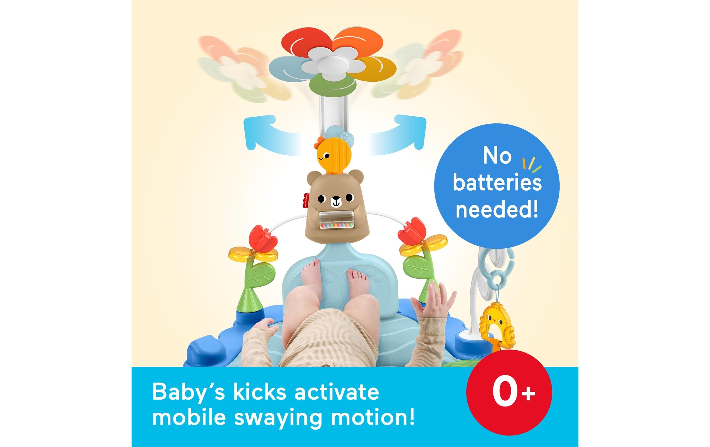 Fisher-Price® Spielbogen »Balanced Beginnings 3-in-1 Kick & Sway«