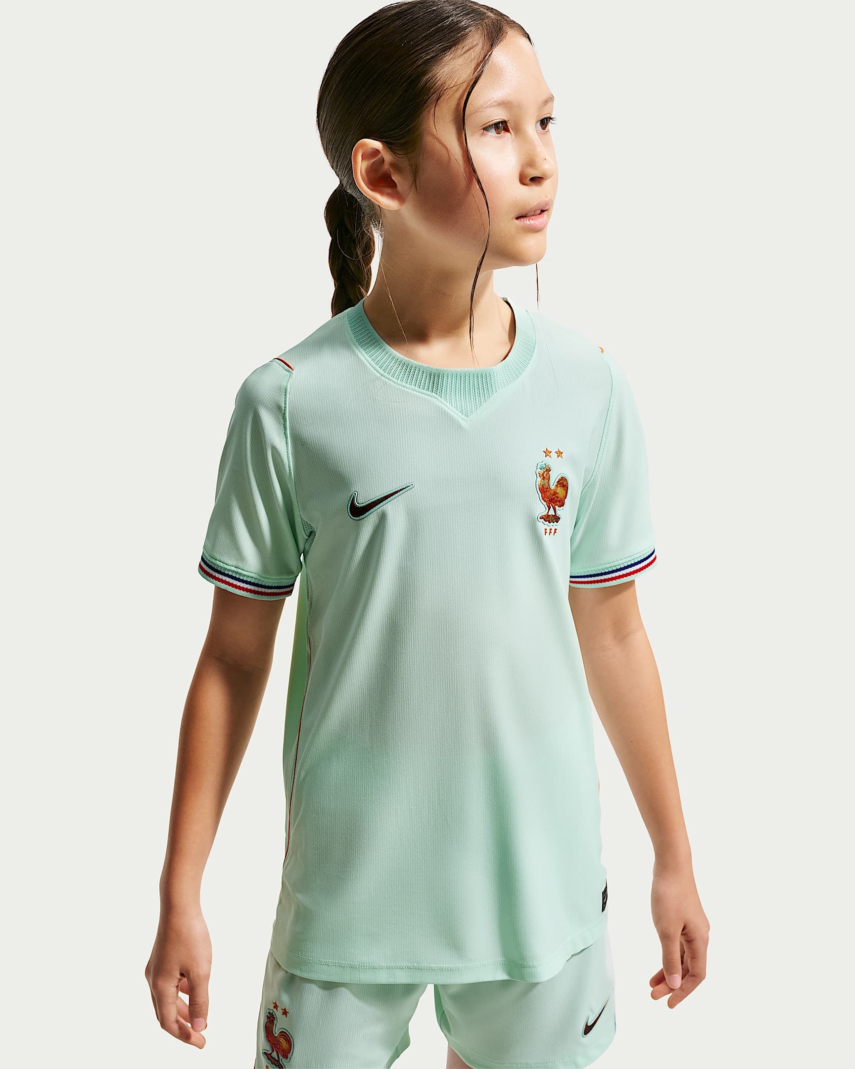 Nike Fußballtrikot »Frankreich 2026 Auswärtsstadion Replika-Fußballtrikot« für Kinder, mit Dri-FIT-Technologie, leichtes Tragegefühl