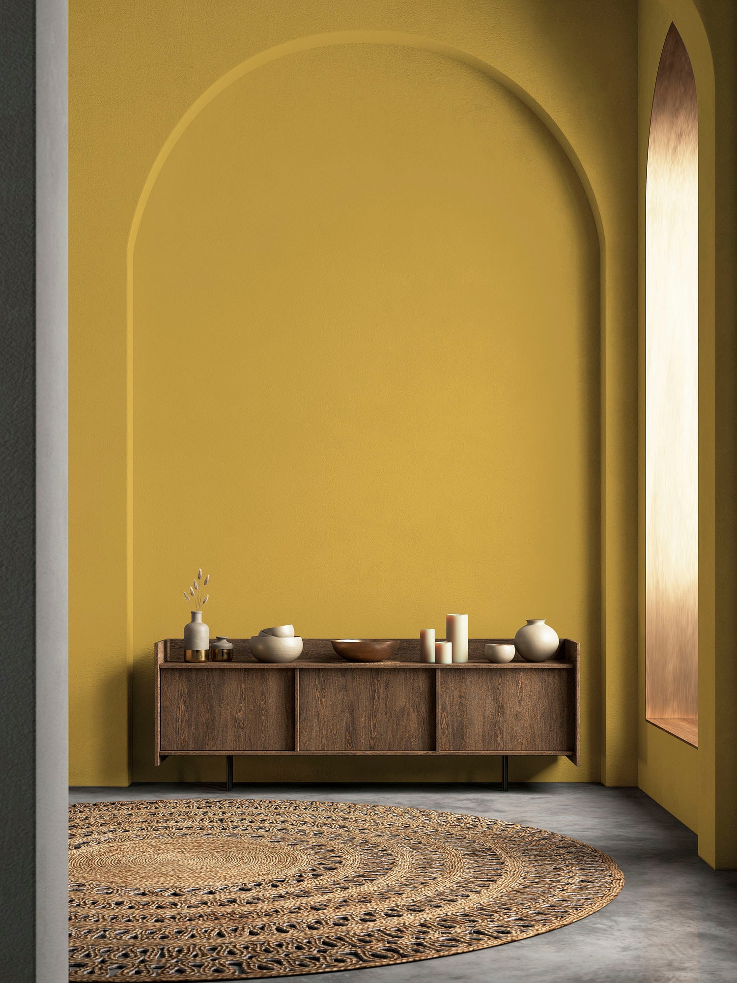 A.S. Création Wandfarbe »Premium Innenwandfarbe PURO Tuchmatt sunny yellow« ideal für Wohnzimmer, Schlafzimmer, Flur und Küche, Farbwelt Gelb