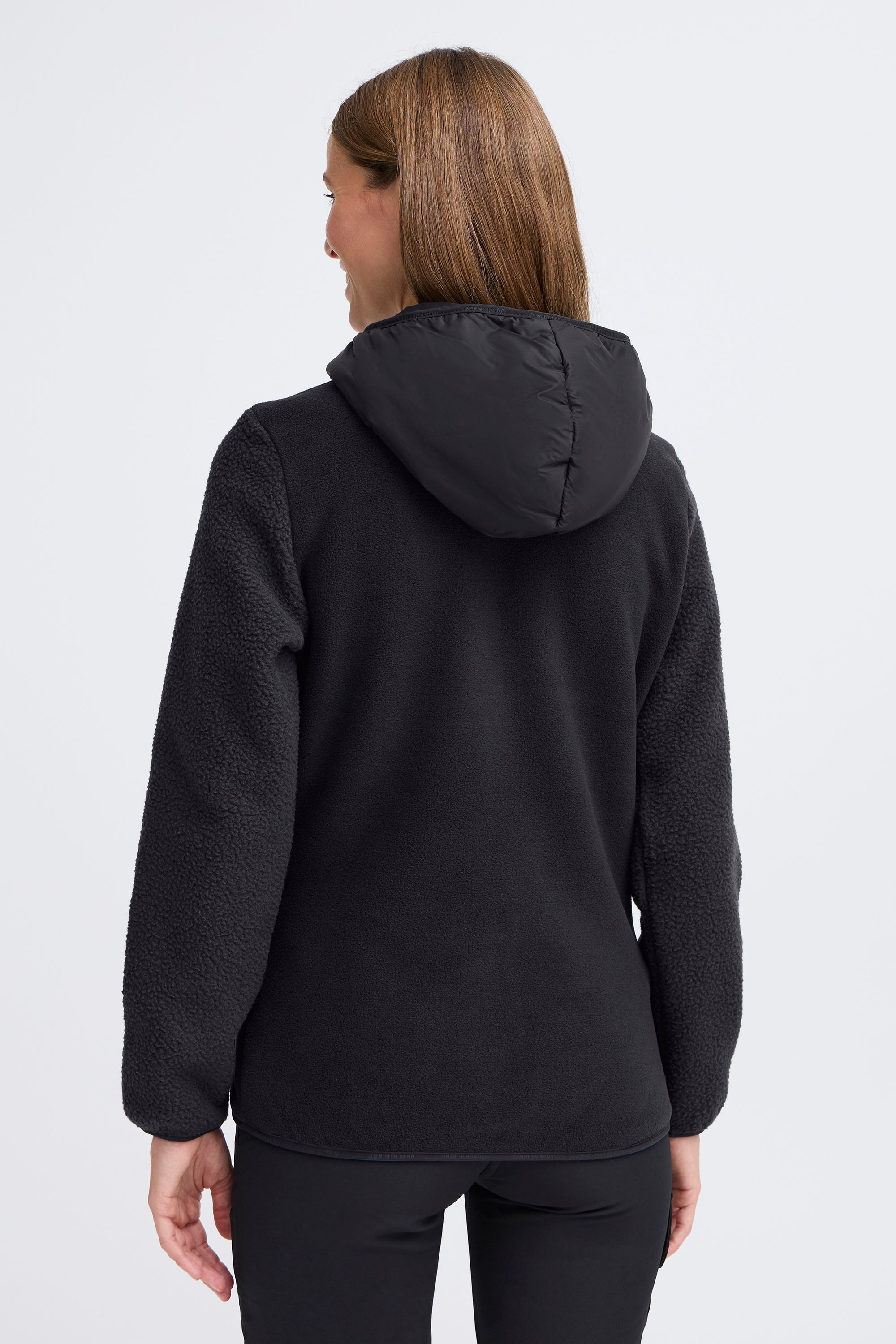 North Bend Fleecejacke »Fleecejacke NBMattea W«, mit Kapuze