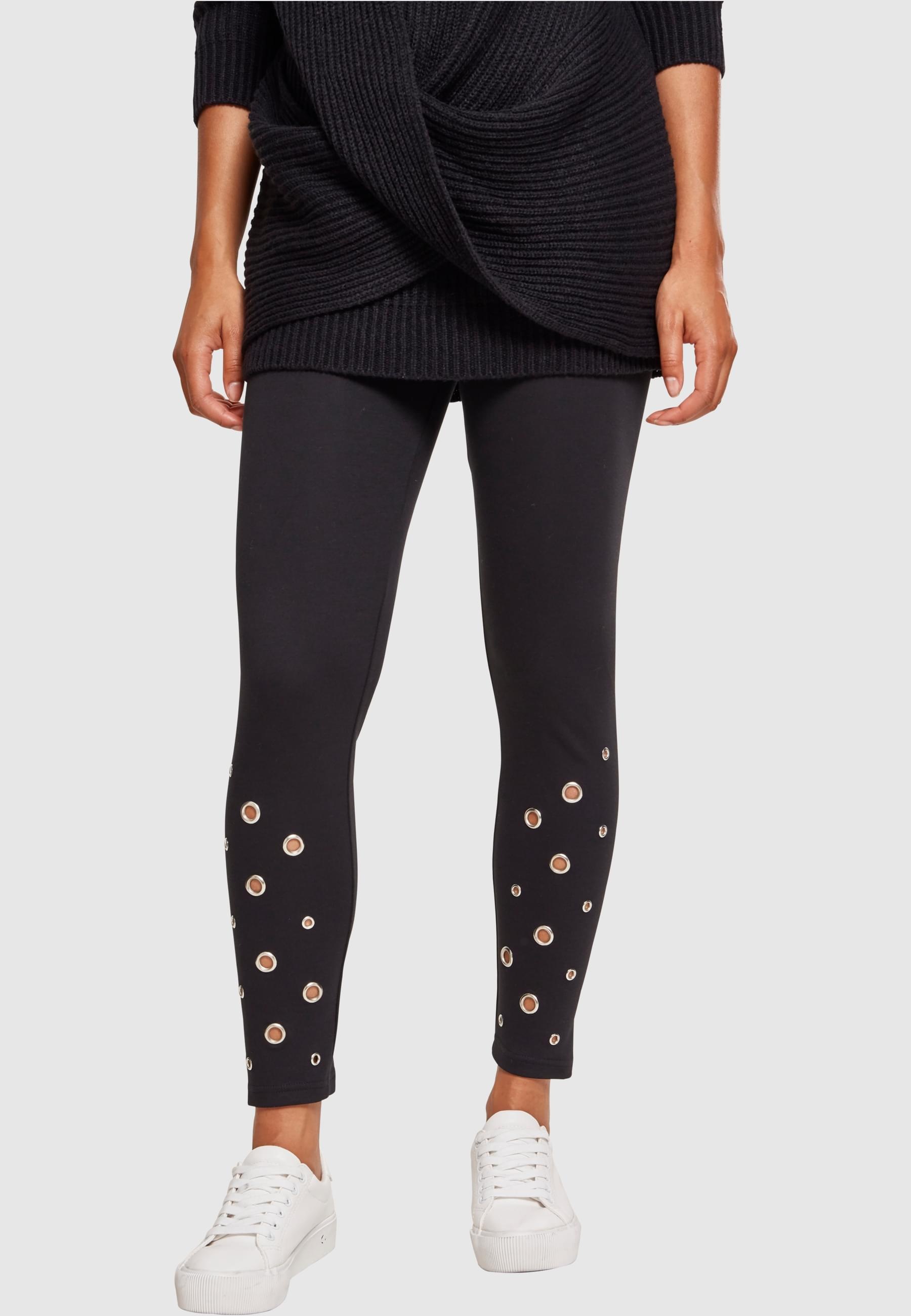 URBAN CLASSICS Leggings »Urban Classics Damen Ladies Eyelet Leggings«, (1 tlg.)