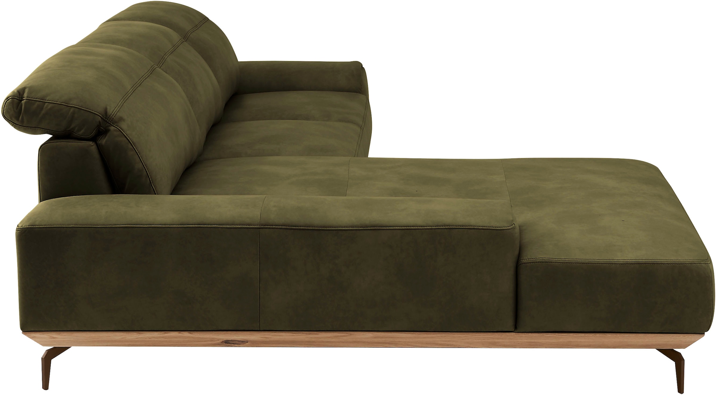 Musterring Wohnlandschaft »MR 2490«, Bronze-Fuß, Sitzhöhe 48cm, wahlweise mit Funktionen, Maße 342 x 207 cm
