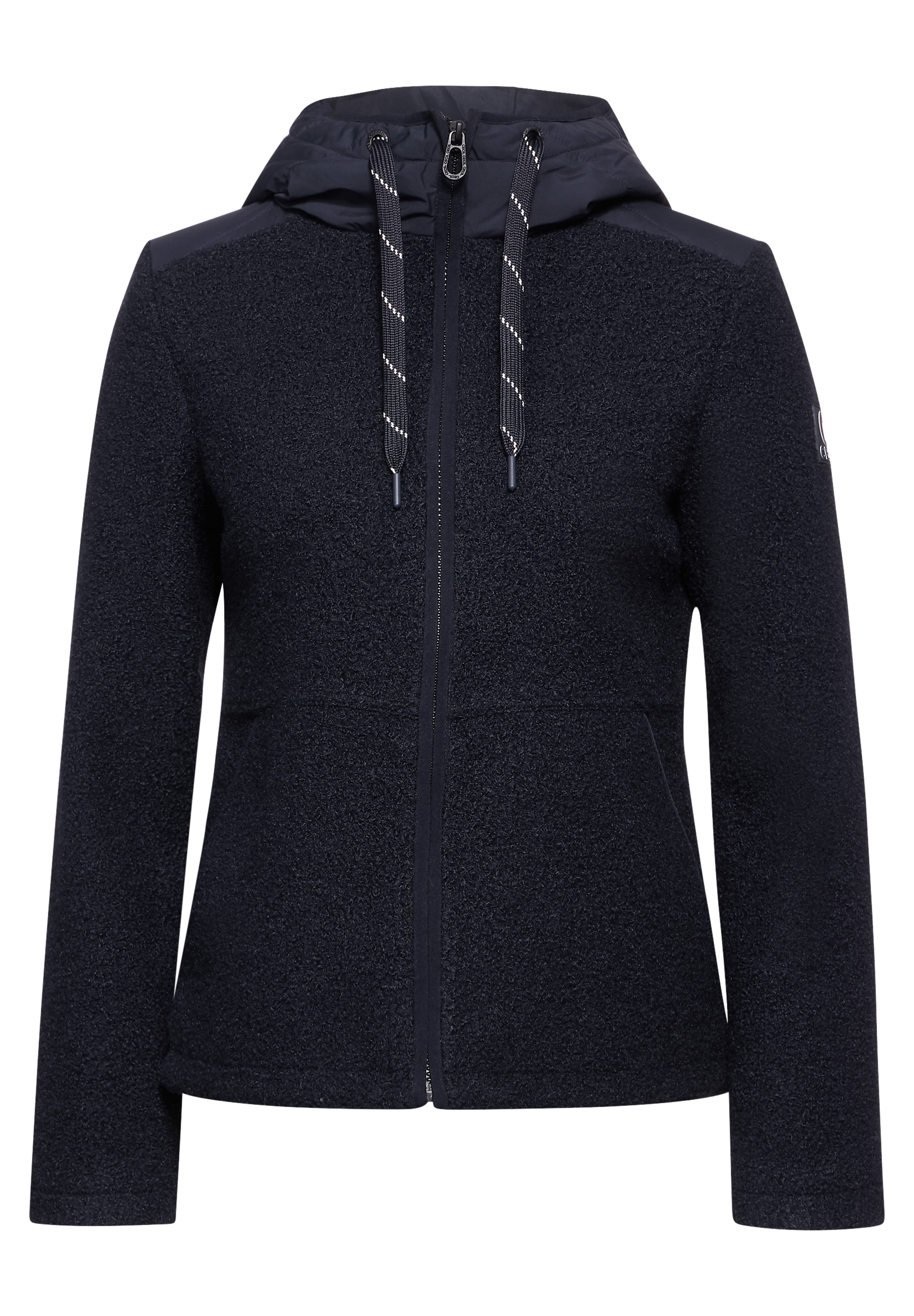 Cecil Fellimitatjacke, mit Kapuze, mit Kapuze