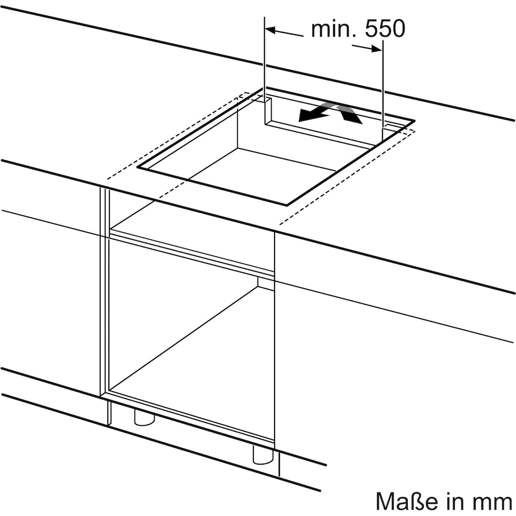 SIEMENS Backofen-Set »EQ113IA1ZM«, iQ100, HB113FBS1, mit Teleskopauszug nachrüstbar