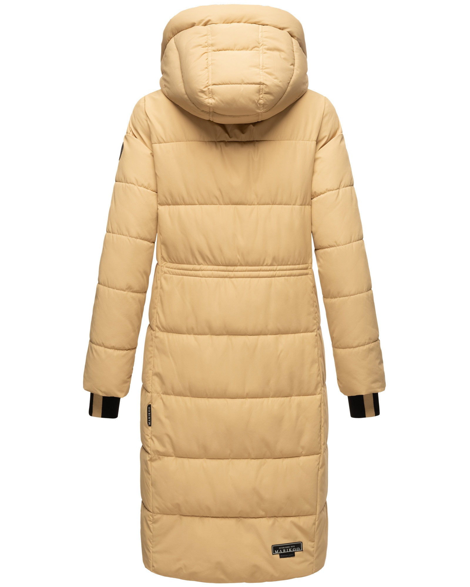 Marikoo Steppjacke »Zuraraa XVI«, langer Winter Mantel gesteppt