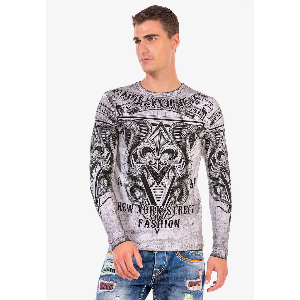 Cipo & Baxx Langarmshirt