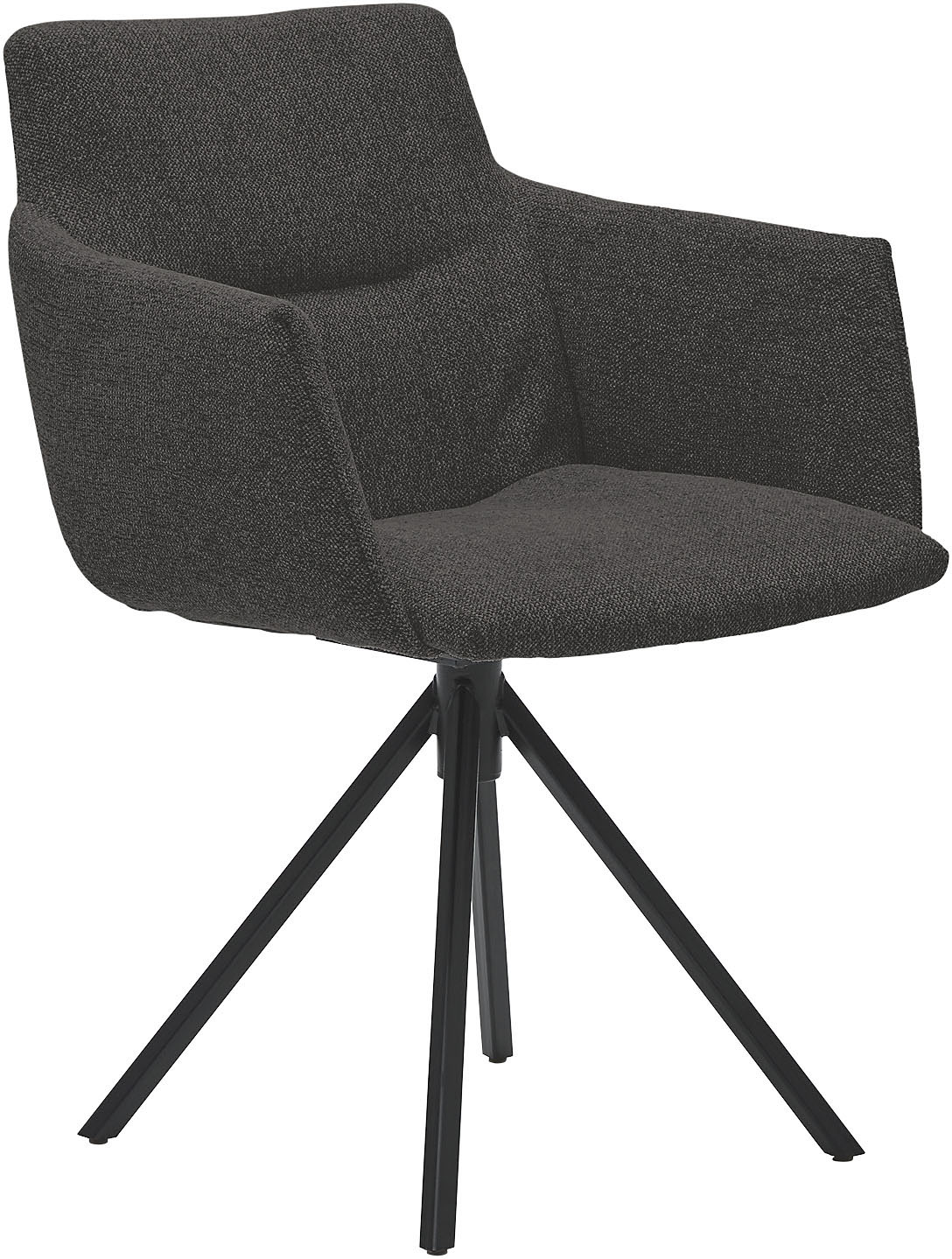 Musterring Polsterstuhl "JustB SP500" () 1 Stk.mit Armlehne, wahlweise mit Drehfunktion, Stativgestell in schwarz