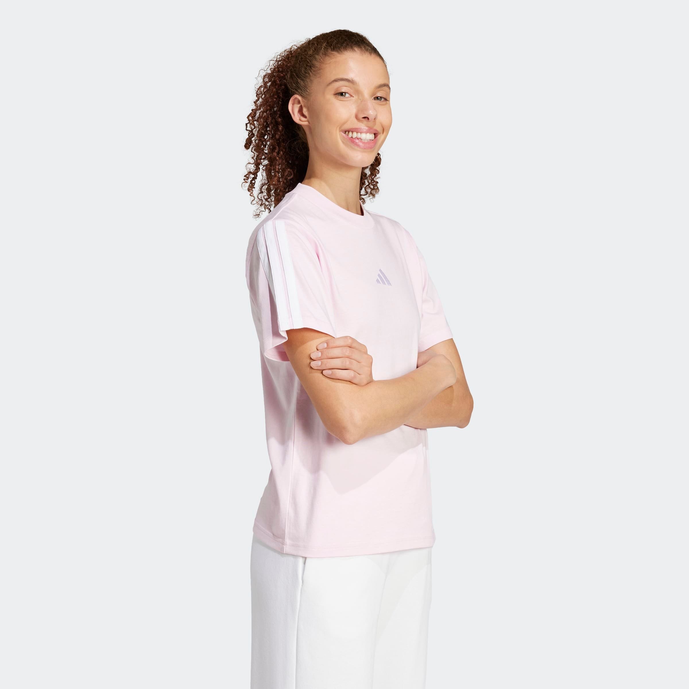 adidas Sportswear T-Shirt "W 3S SJ T B" klassische 3-Streifen an den Ärmeln, ohne Verschluss