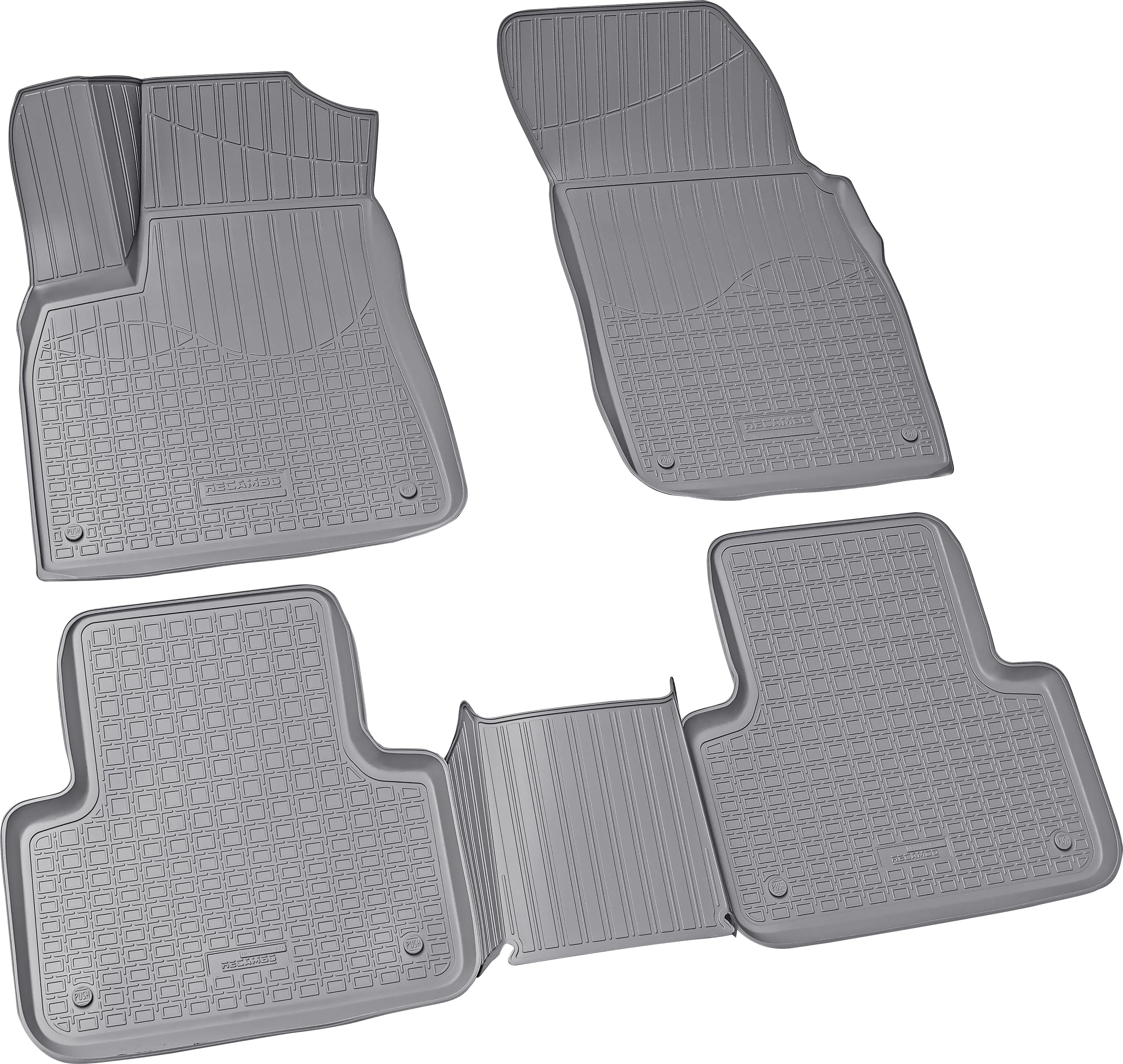 RECAMBO Passform-Fußmatten »CustomComforts«, BMW, 7er, (Set, 4 St.), F02  LANG 2008 - 2015, perfekte Passform per Rechnung | BAUR