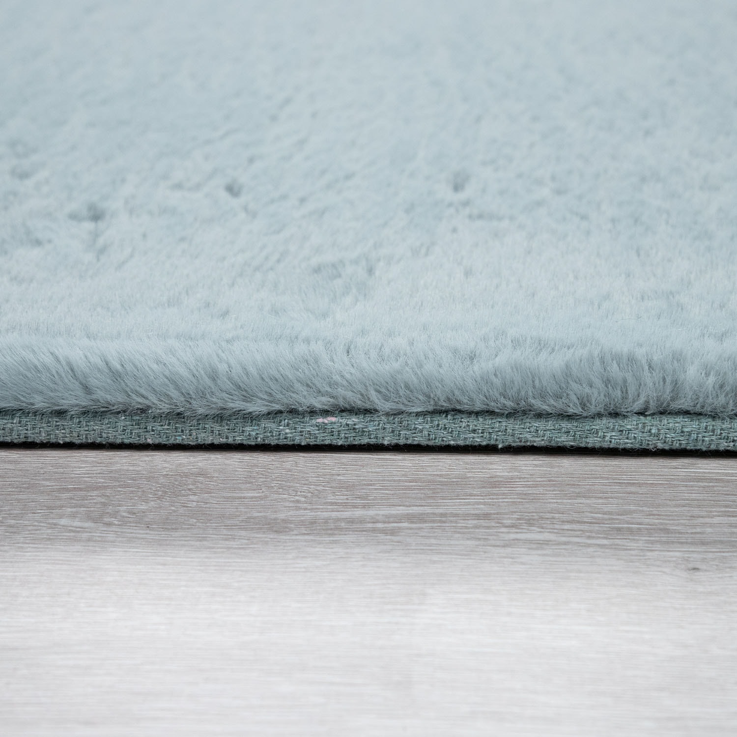 Paco Home Fellteppich »Rabbit 780«, rund, 26 mm Höhe, Kunstfell, Kaninchenfell-Haptik, echter Kuschelteppich, Uni-Farben