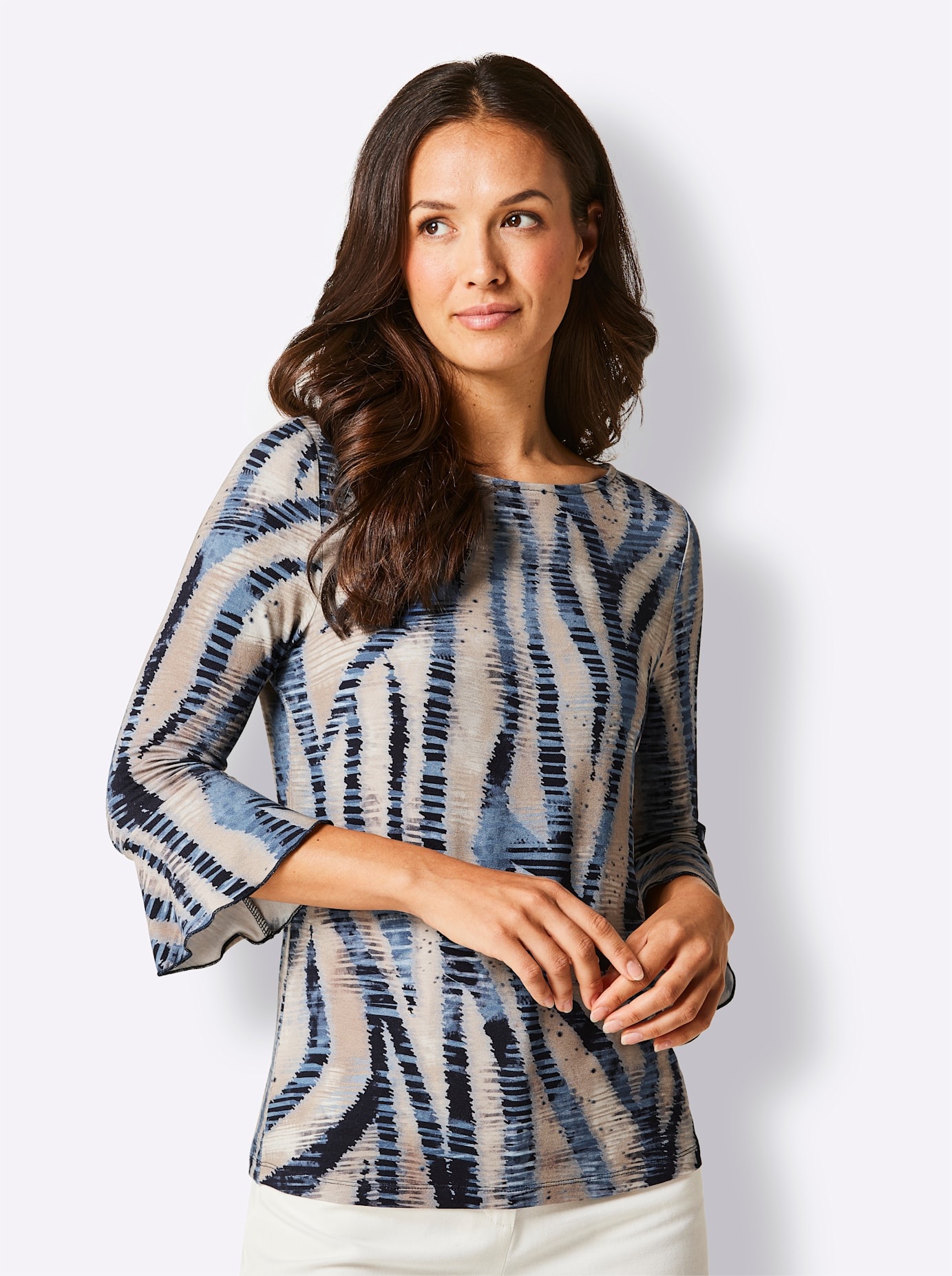 Thumbnail - CREATION L PREMIUM Print-Shirt "Viskose-Seiden-Shirt" 1 Stk.