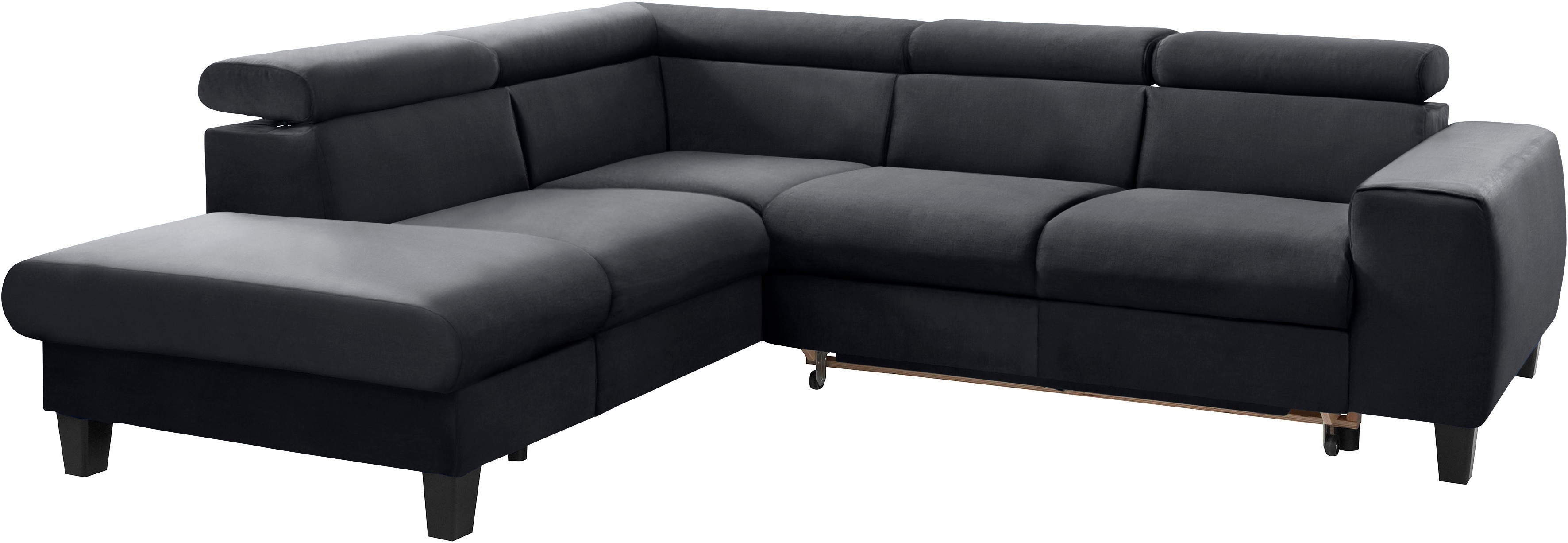 Thumbnail - COTTA Ecksofa "Morven L-Form mit Kopfteilverstellung", wahlweise mit Bettfunktion, Bettkasten & Wireless-Charger