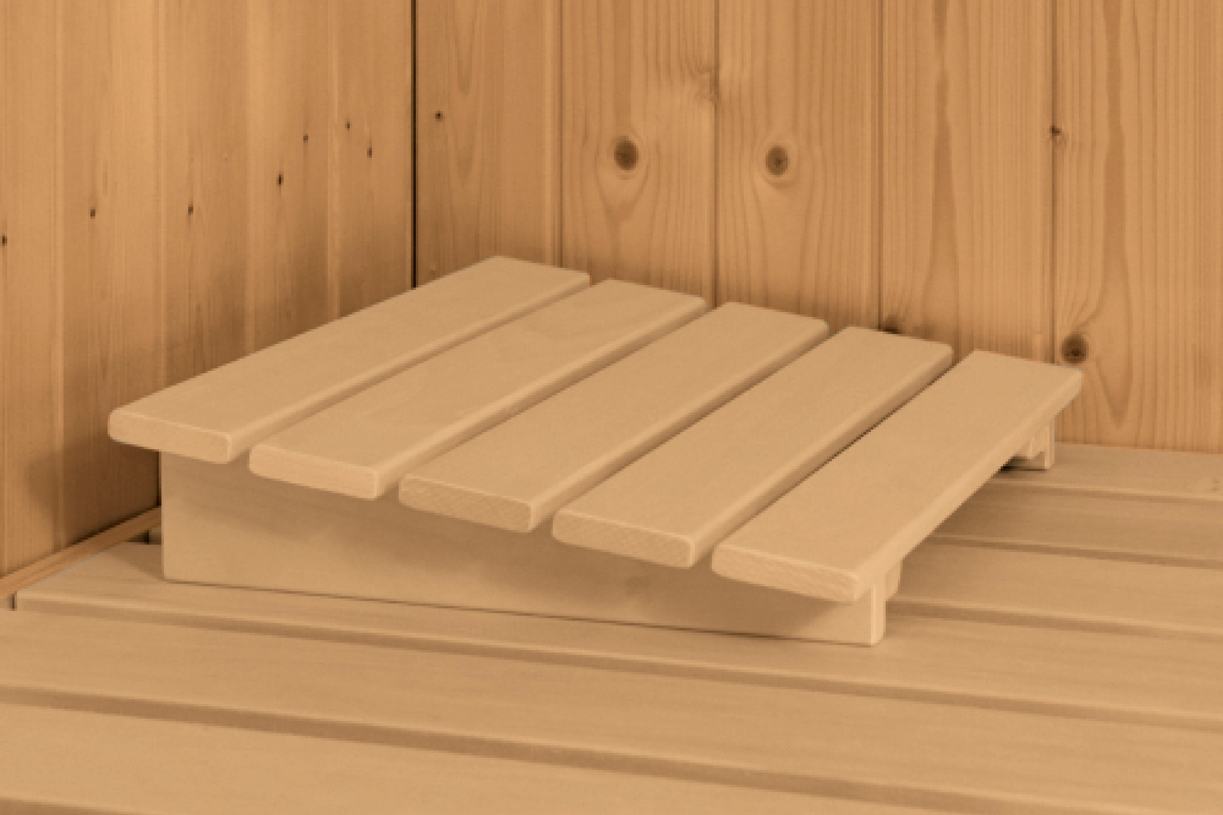 Karibu Sauna »»Liyah« mit Klarglastür naturbelassen«, in verschiedenen Ausführungen erhältlich