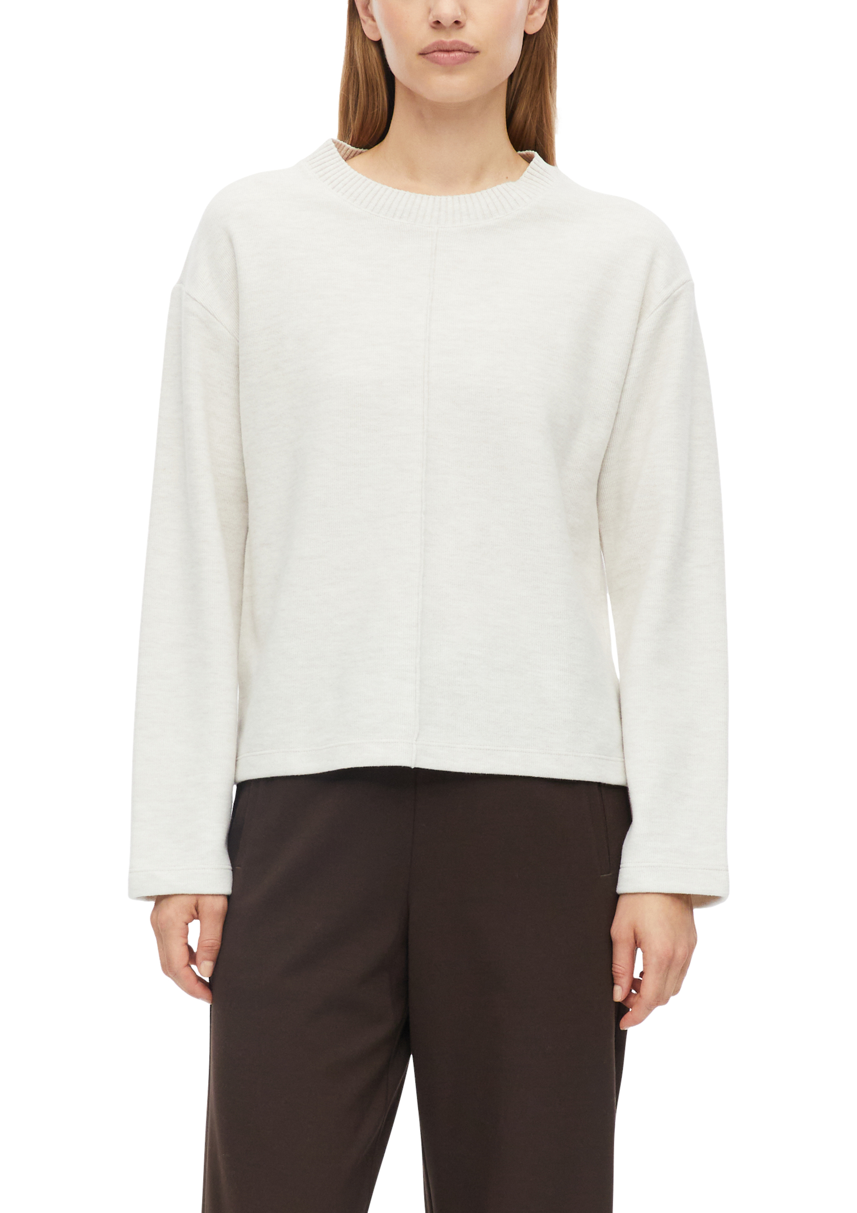 s.Oliver Sweatshirt, Relaxed Fit mit überschnittenen Schultern
