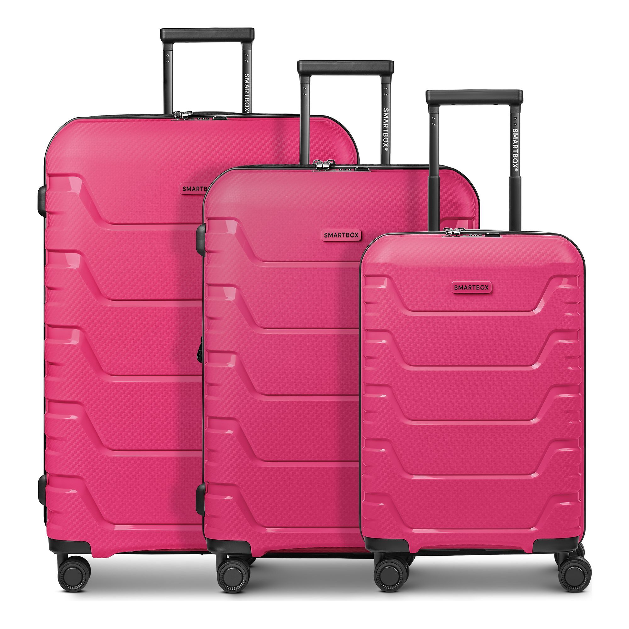 Smartbox "Edition 01 4 Rollen Kofferset 3-teilig mit Dehnfalte"