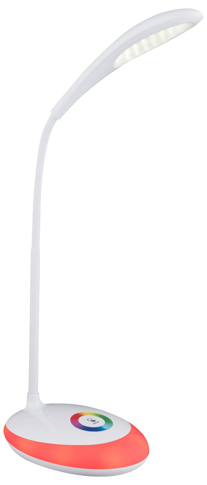GLOBO LIGHTING LED Tischleuchte »MINEA«, Leuchtmittel LED-Modul | LED fest integriert, Tischlampe/Arbeitszimmer/Bürotischleuchte/weiß