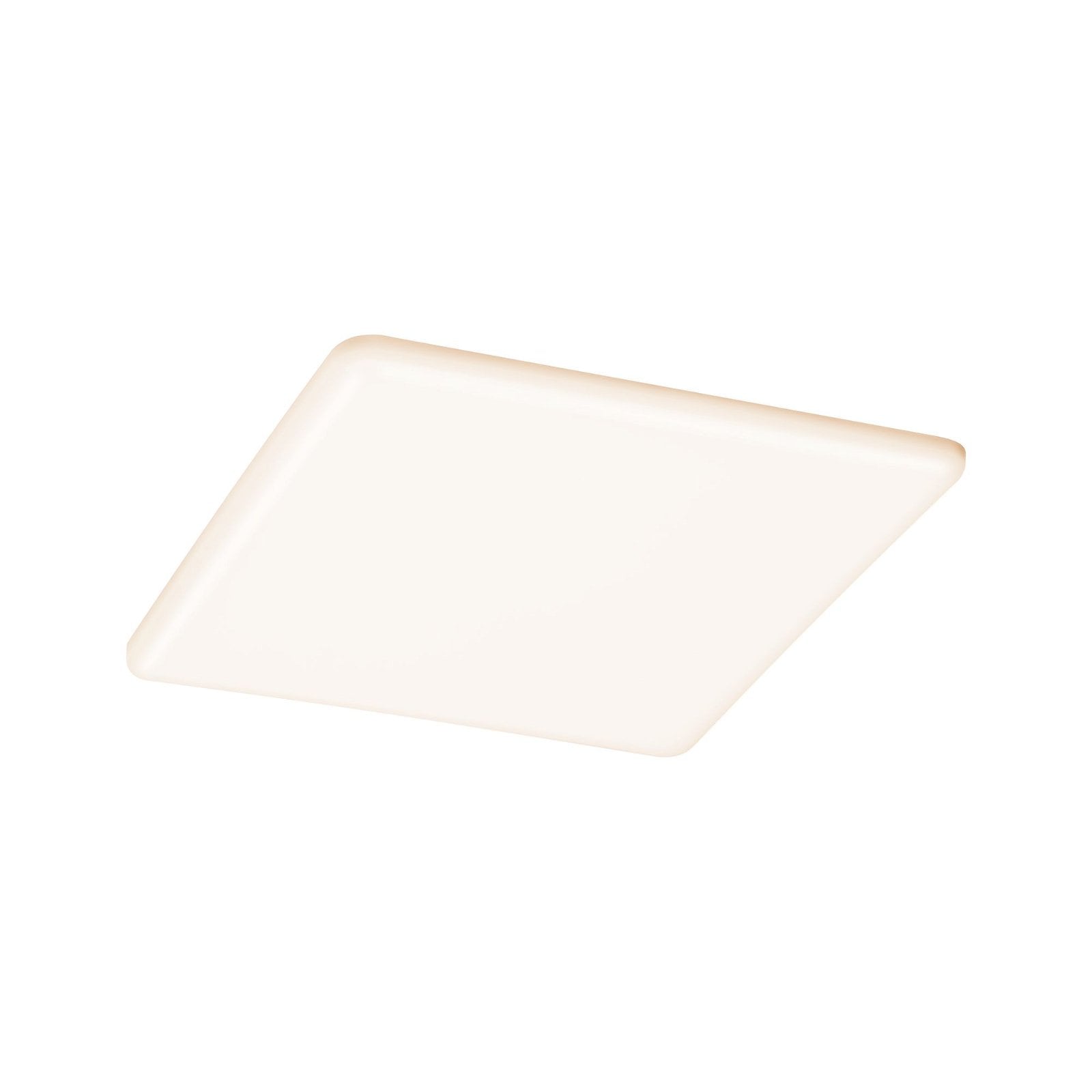 Paulmann LED Einbauleuchte »VariFit Veluna IP44 eckig 215x215mm 21W 1650lm 3000K Satin 3-Step-Dim«, 1 flammig, Einbaupanel, dimmbar