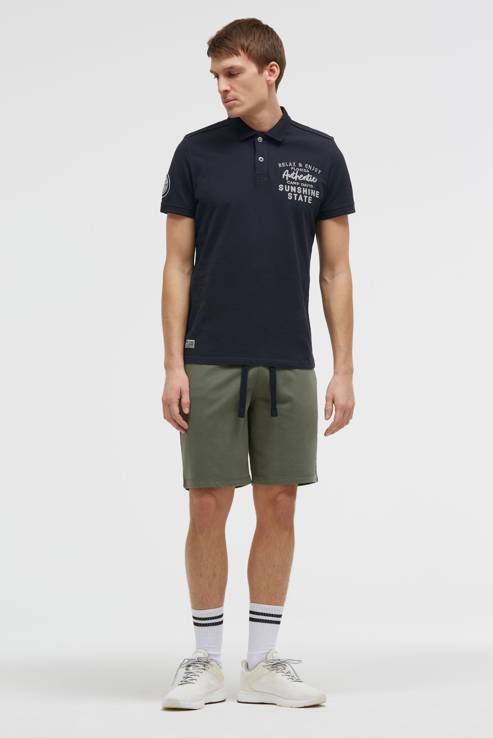 CAMP DAVID Poloshirt aus Baumwolle