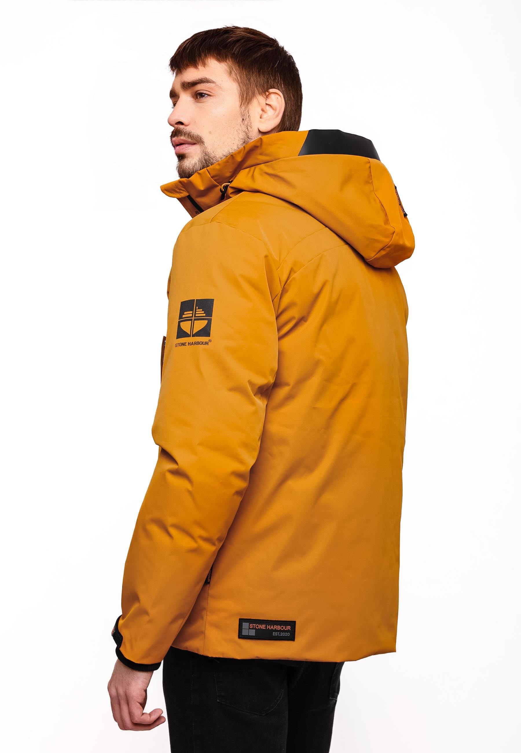 Stone Harbour Outdoorjacke »Moagaa«, mit Kapuze, Sportliche, wasserdichte Winterjacke mit Kapuze