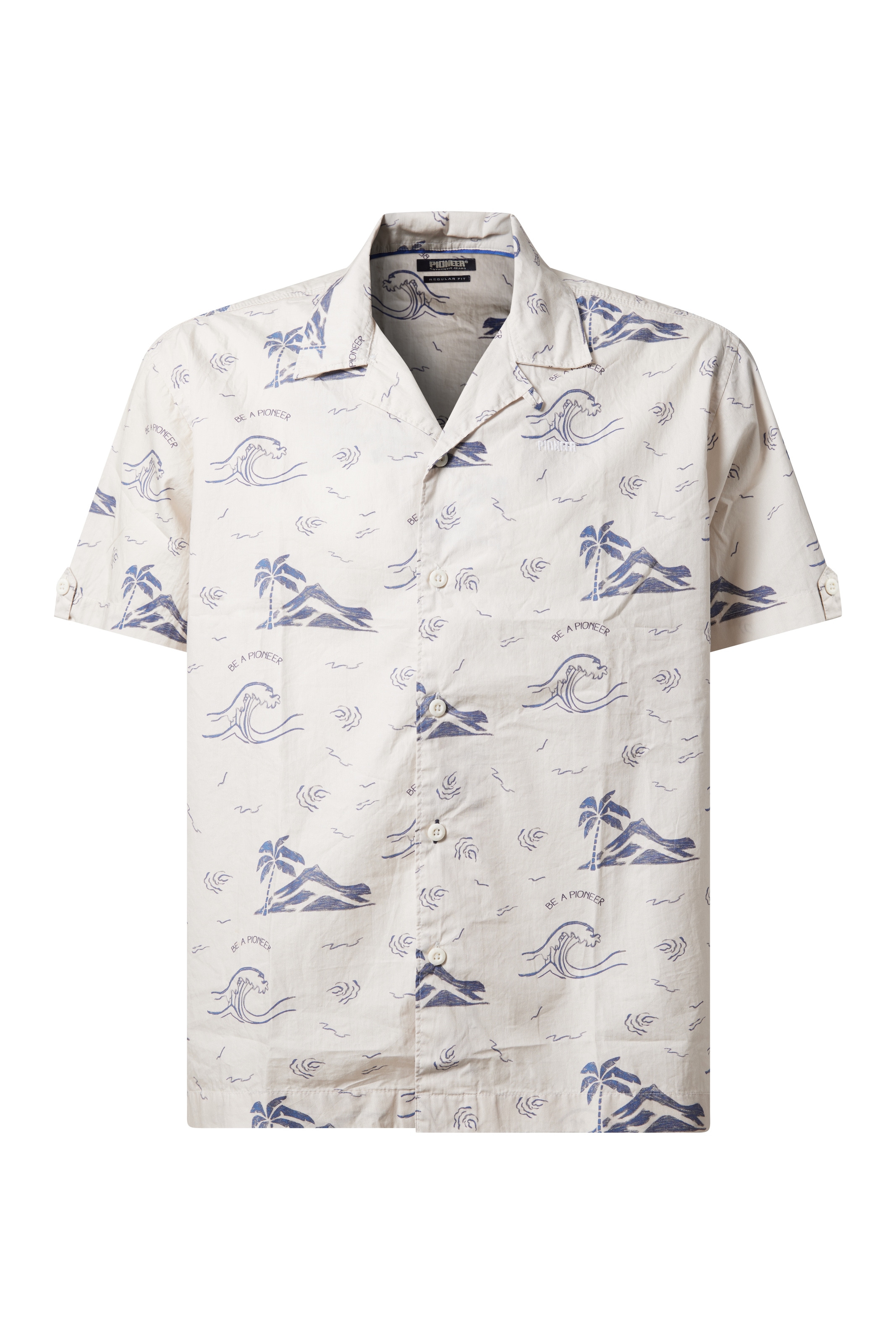 Pioneer Authentic Jeans Kurzarmhemd "SHIRT 1/2 BOWLING" günstig online kaufen