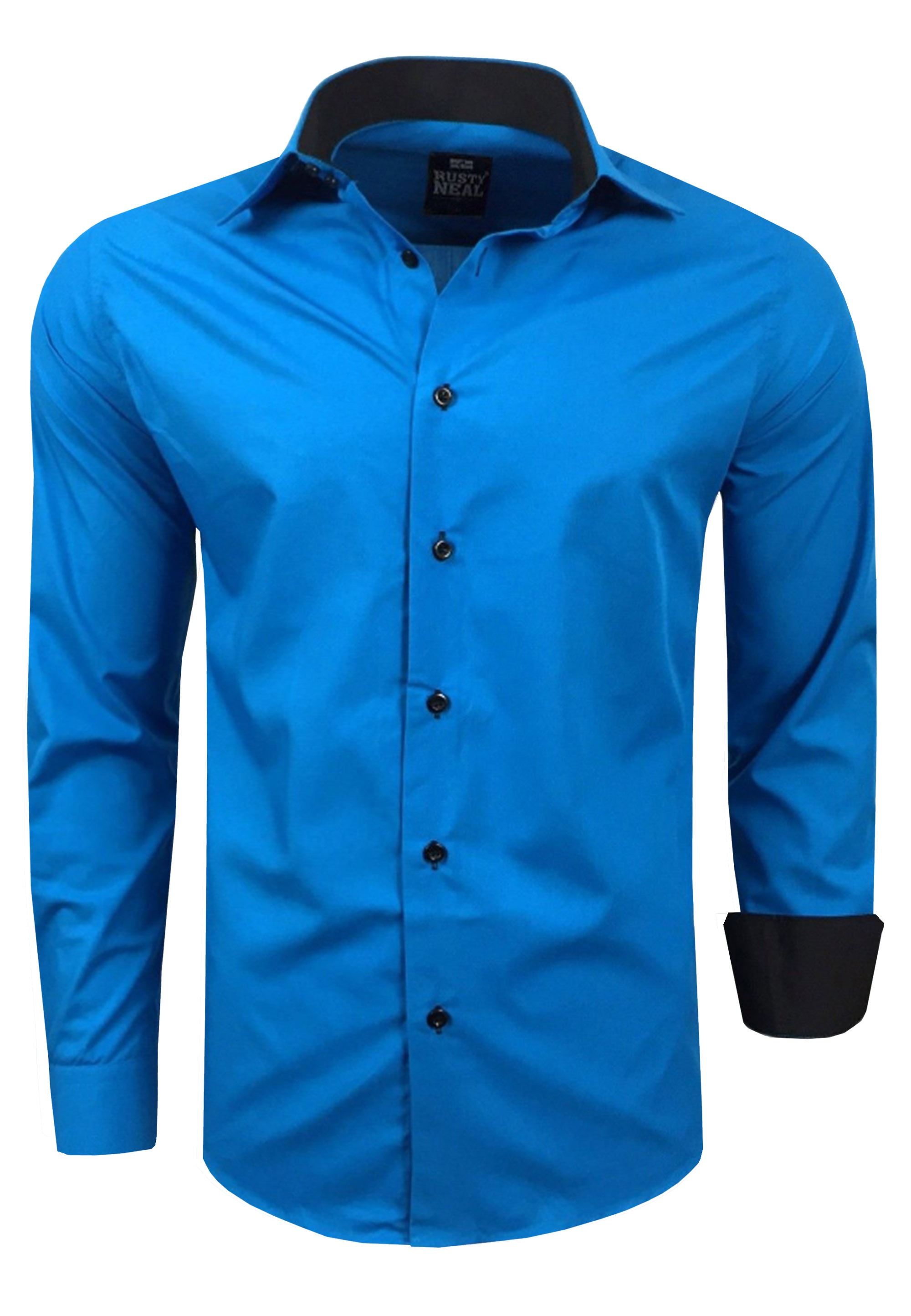Langarmhemd, mit trendigem Farbkontrast