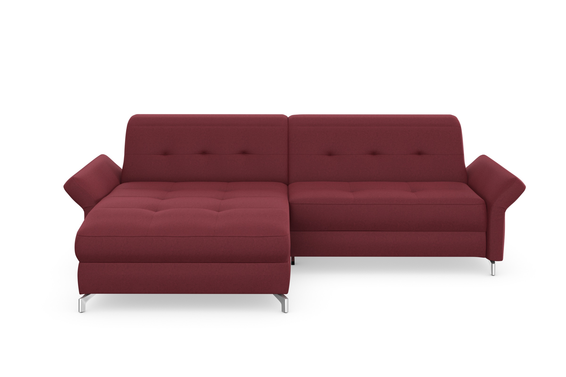 Home affaire Ecksofa "Maredo L-Form" Federkern, wahlweise auch mit Kopfteil günstig online kaufen