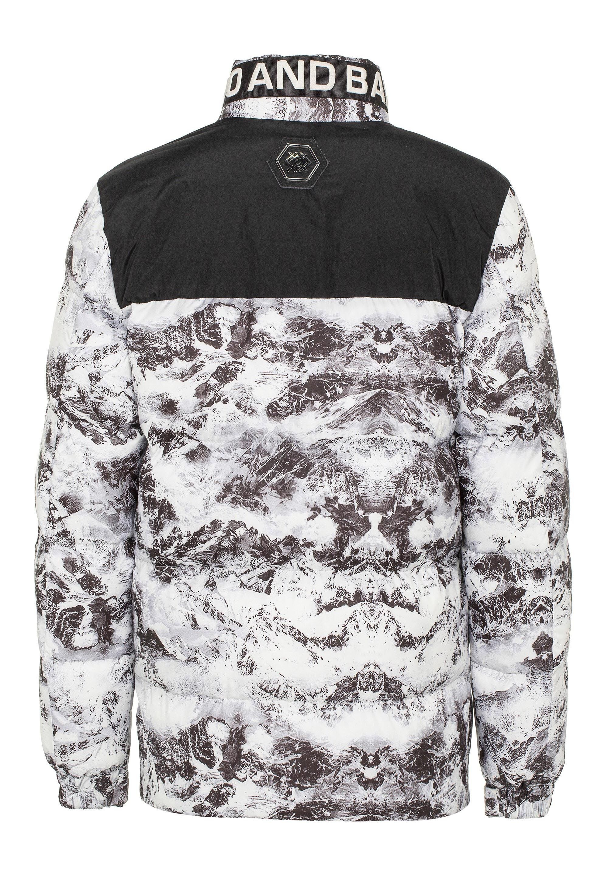 Cipo & Baxx Winterjacke »Winterjacke«, ohne Kapuze, mit Allover-Muster
