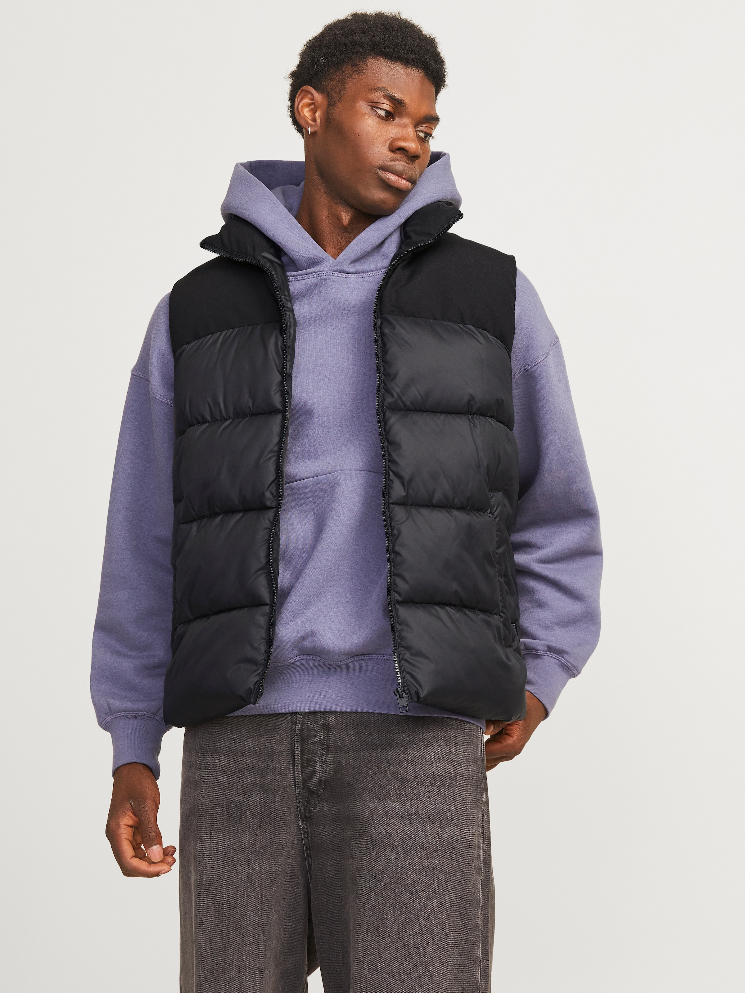 Jack & Jones Steppweste "JJMOON BODYWARMER STAND COLLAR" günstig online kaufen