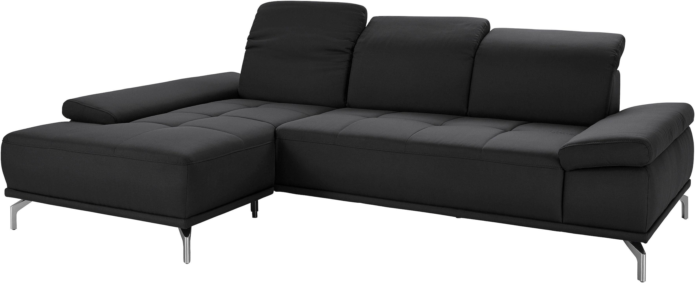 Places of Style Ecksofa »Caluna«, Inkl.Sitztiefenverstellung, wahlweise mit Kopf- und Armteilverstellung