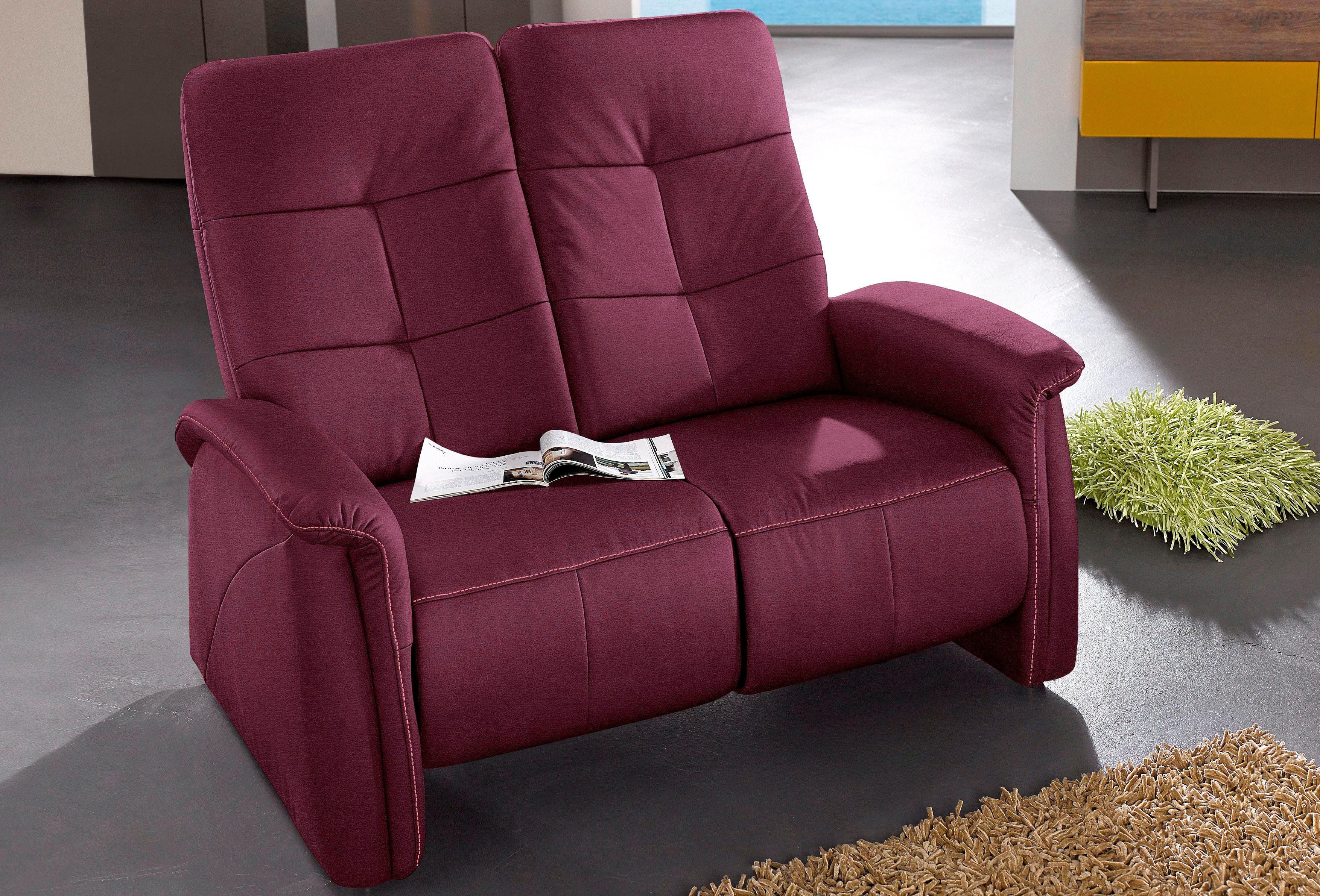 exxpo - sofa fashion 1100000002199 "Tivoli, Kinosofa, bequem und komfortabel durch die Relaxfunktion" (2-sitzig), schmale Armlehnen, hohe Rückenlehne