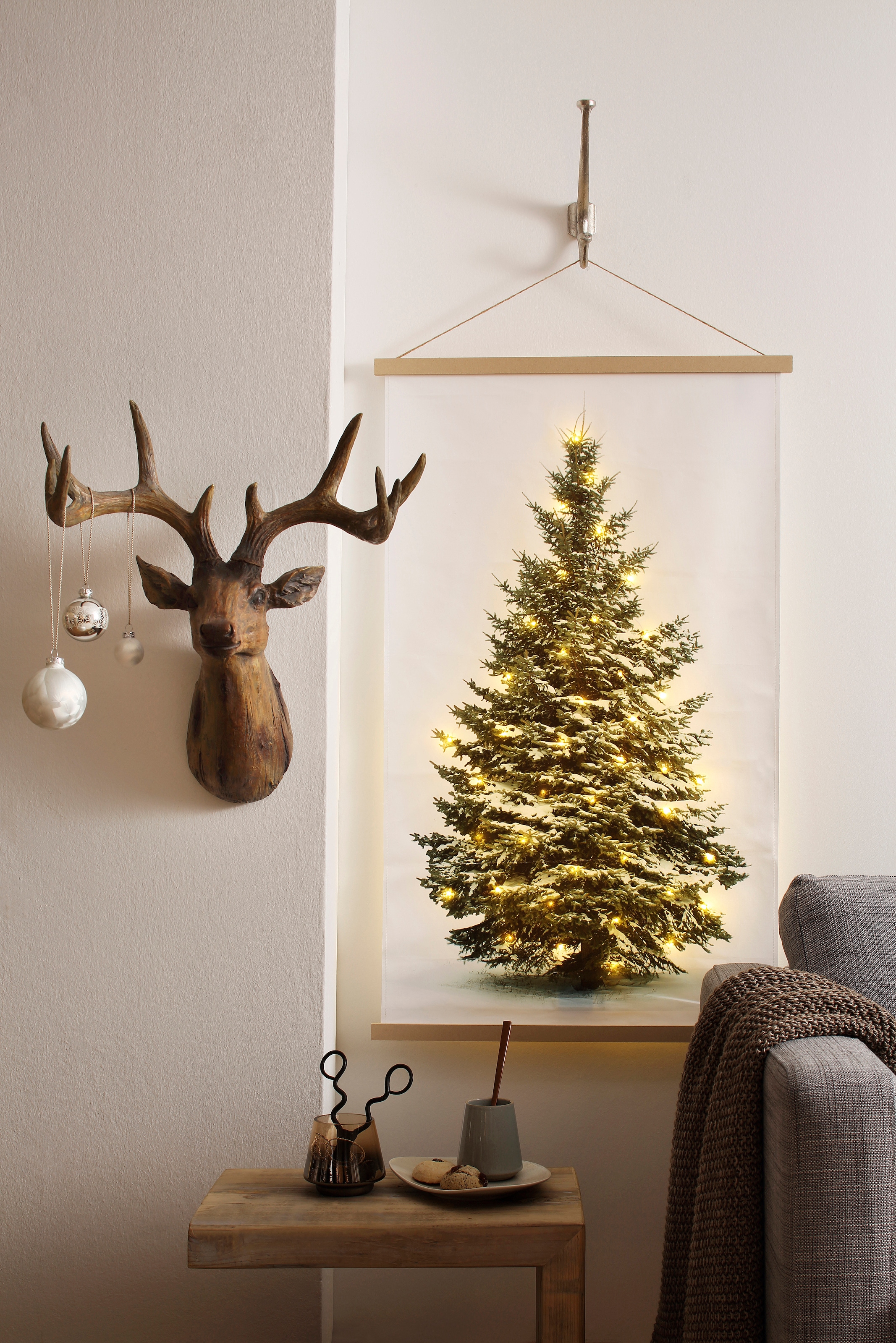 »Wandbehang, ca. Höhe | Home BAUR (1 Weihnachten, LED-Bild affaire St.), cm Weihnachtsdeko«, 107 bestellen