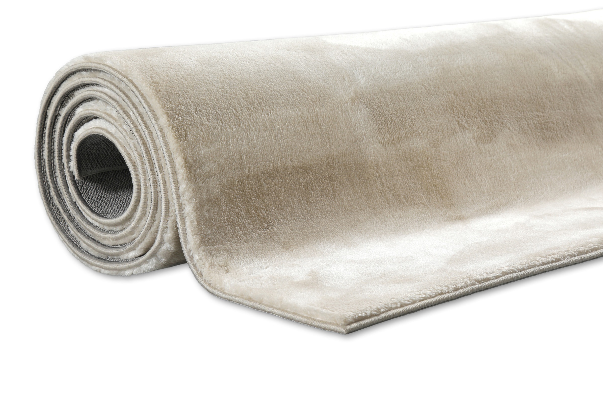 Wecon home Hochflor-Teppich »Eriksson«, rechteckig, 25 mm Höhe, Hochflor, besonders weich, robust, Wohn- & Schlafzimmer, Uni-Farben