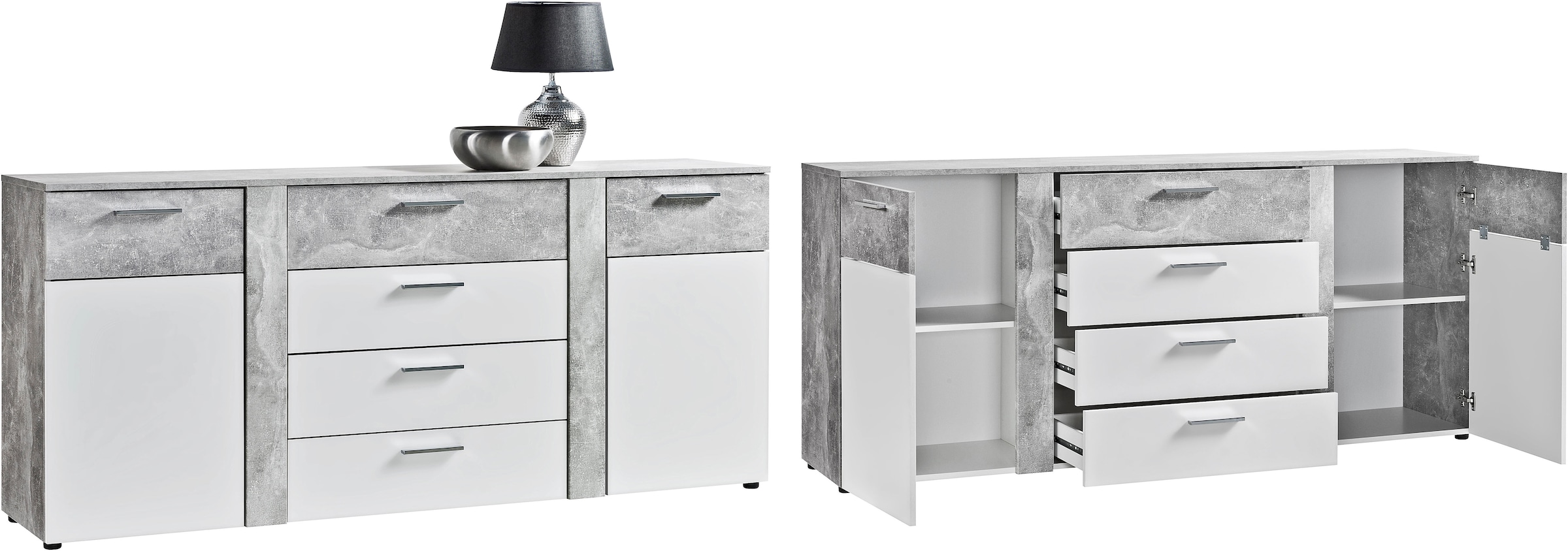 Procontour Kommode »Trenti BESTSELLER!«, (OTTOs Choice), Höhe 81 cm, mit variabel verstellbaren Einlegeböden