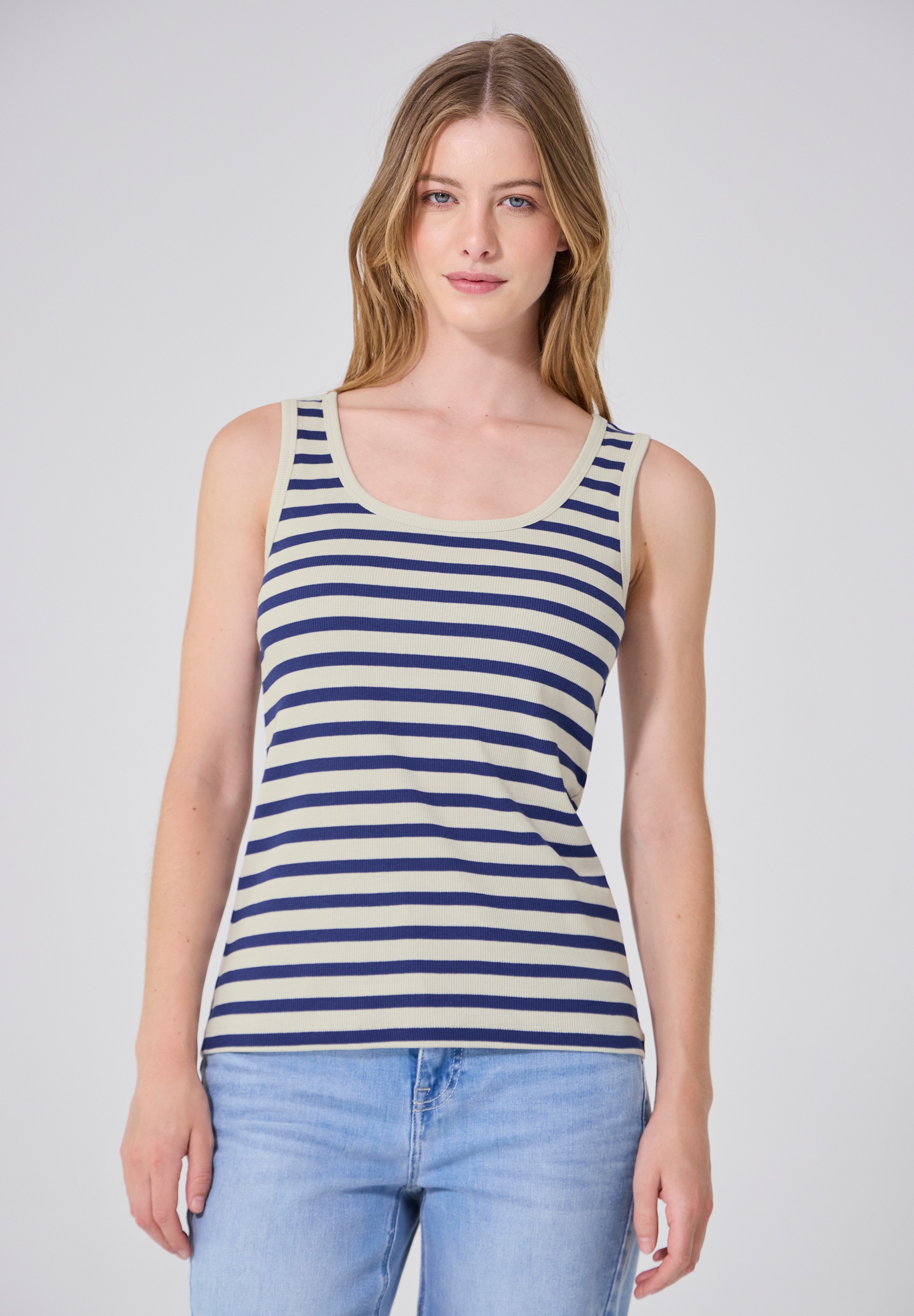 STREET ONE STUDIO Tanktop mit Rippstrick