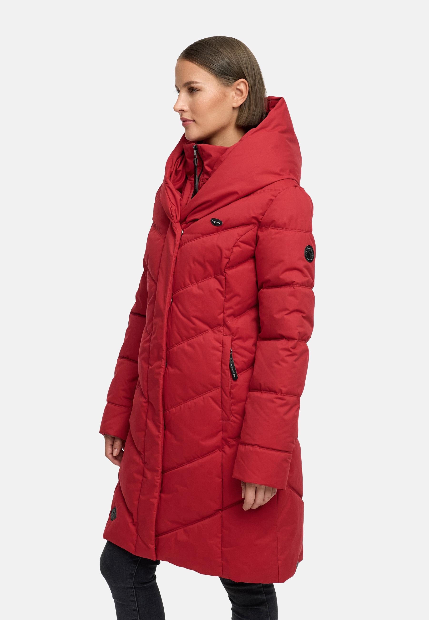Ragwear Steppmantel »Natalka« stylischer, gesteppter Winterparka mit gefütterter Kapuze
