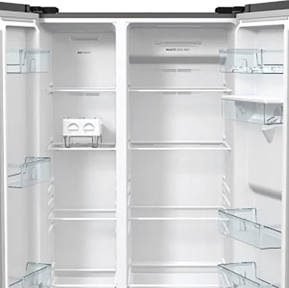 GORENJE Side-by-Side »NRR 9185 EA_XLWD«, NRR 9185 EAXLWD, 178,6 cm hoch, 91 cm breit, Wasserspender