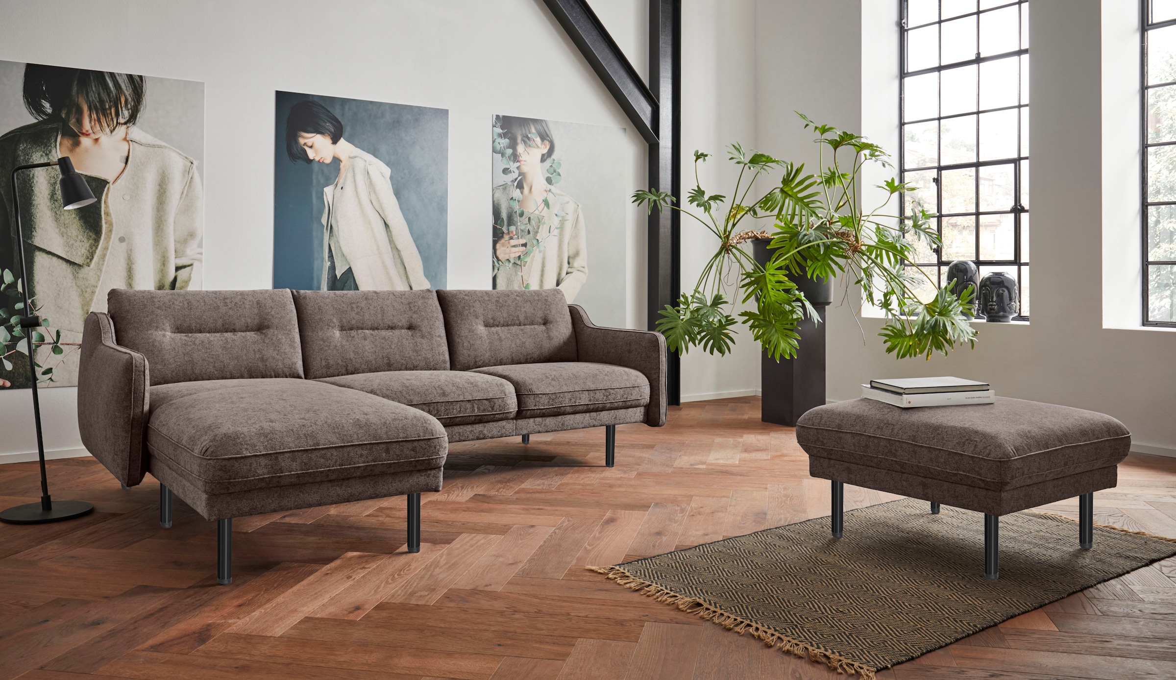 andas Ecksofa »Nordfyn L-Form«, edles Design in 3 Bezugsqualitäten, Design by Morten Georgsen