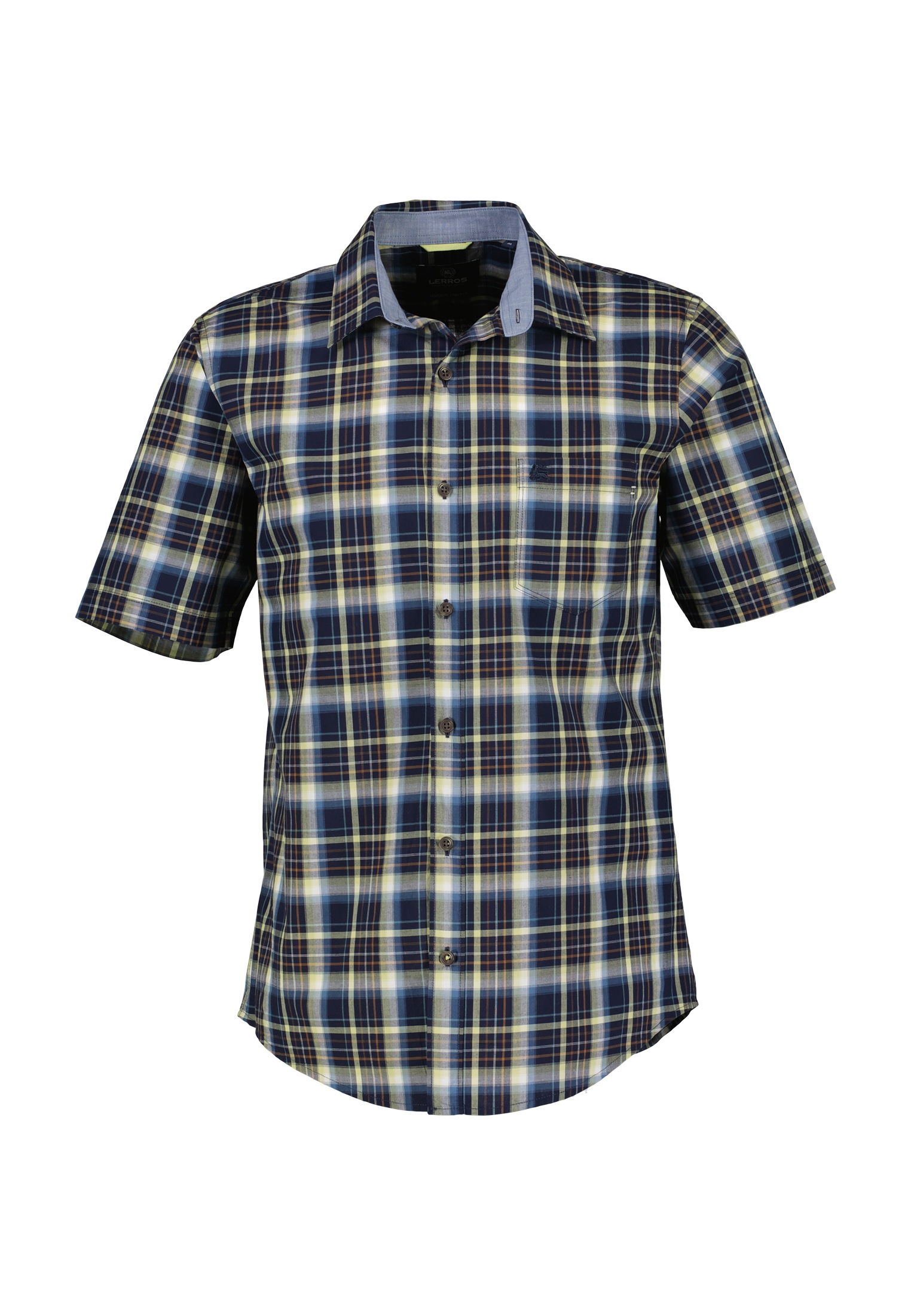 LERROS Kurzarmhemd »LERROS Halbarmhemd *Poplin Check*«