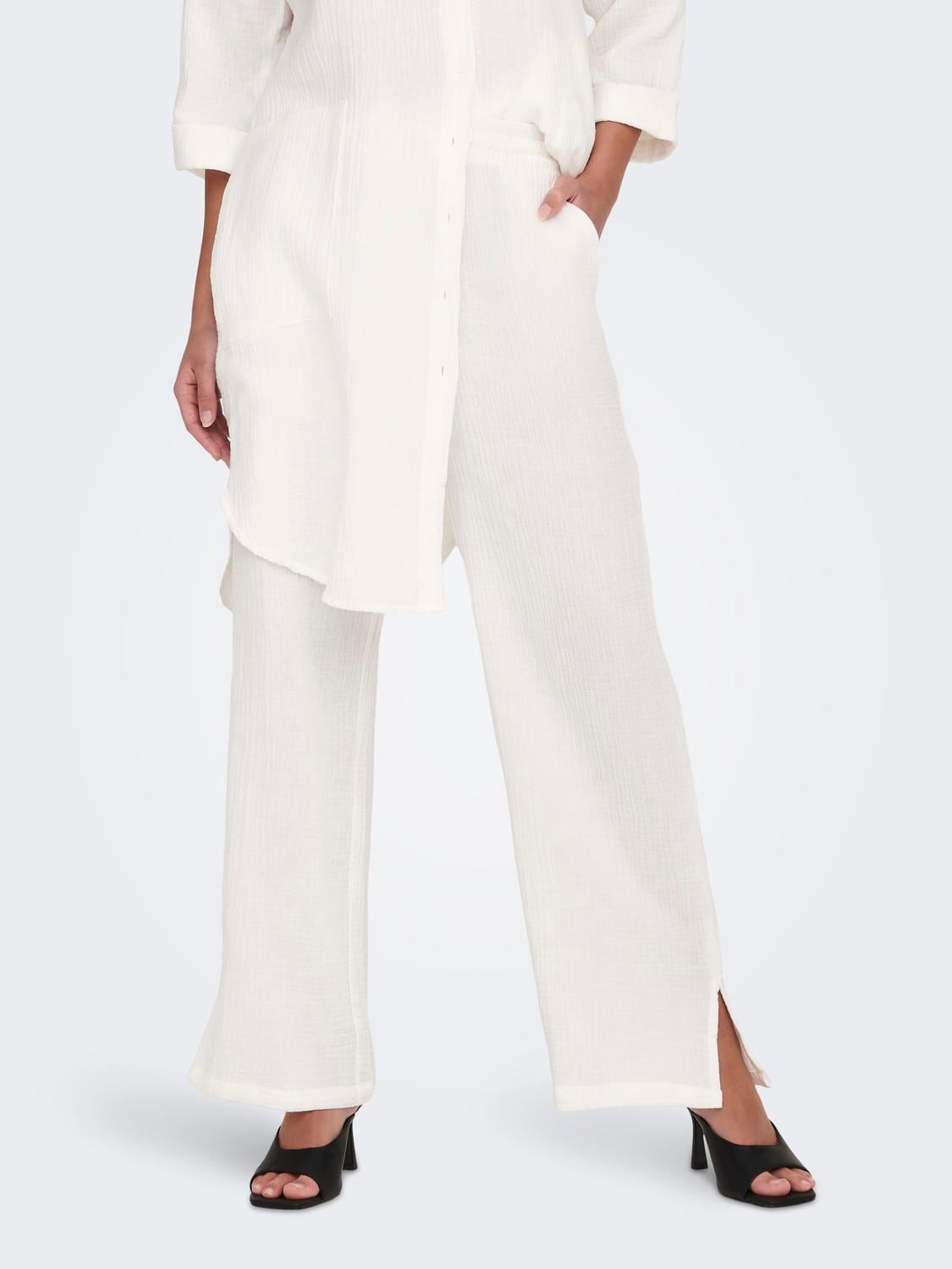 JDY Trainingshose »JDYTHEIS LIFE WIDE SLIT PANT WVN NOOS«