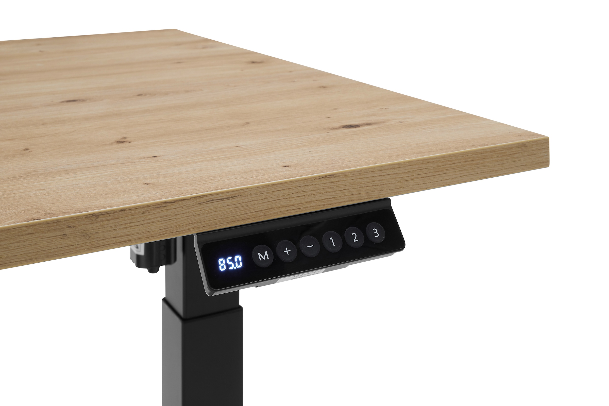 BEGA OFFICE Schreibtisch 2 Stk. tlg. Breite 137 cm, stufenlos höhenverstellbar 74-117 cm