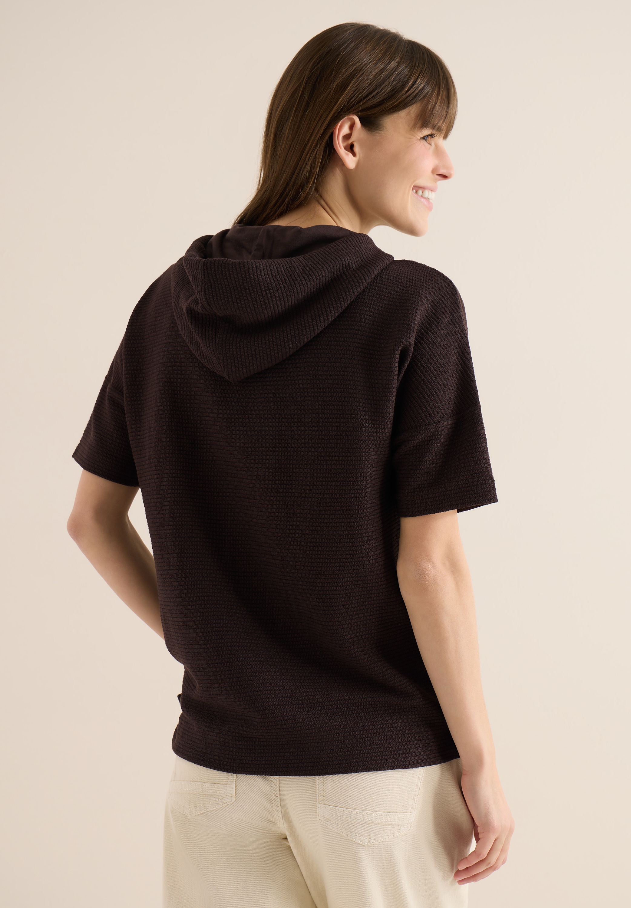 Cecil Kapuzenshirt mit Struktur